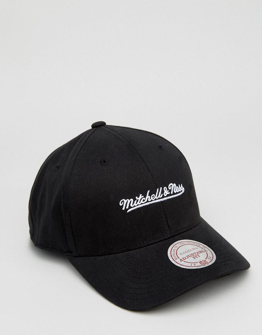 Mitchell & Ness Synthetic 110 Flexfit Baseball Cap in Black for Men | Lyst