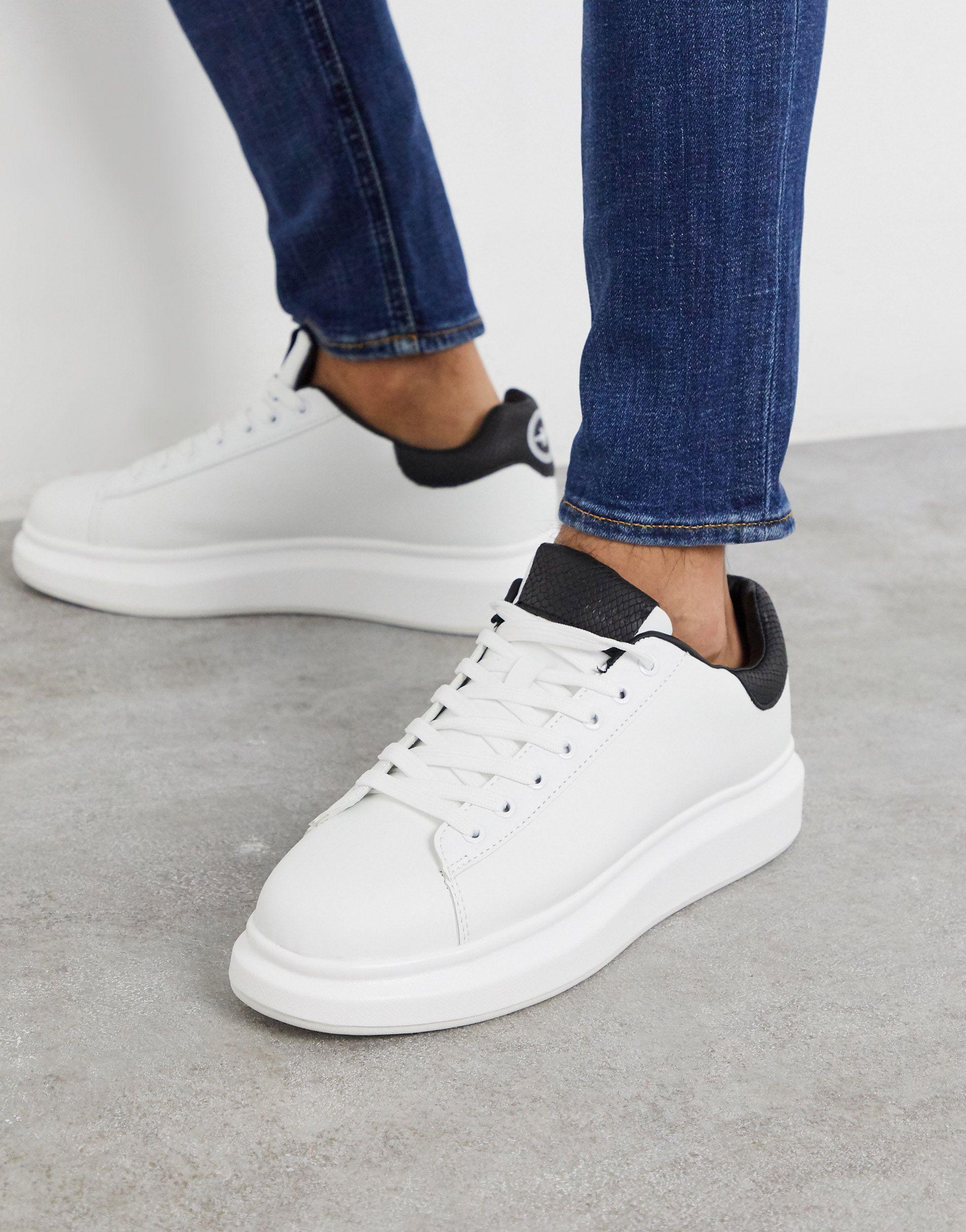 River Island Sneakers With Chunky Sole in White for Men | Lyst