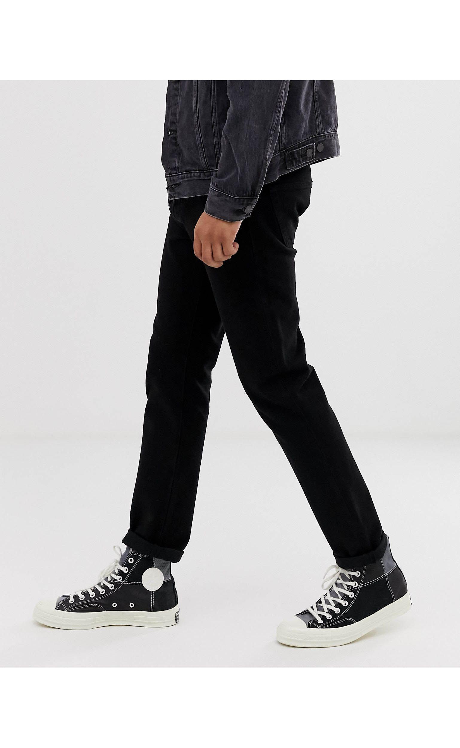 levi's 501 tapered black