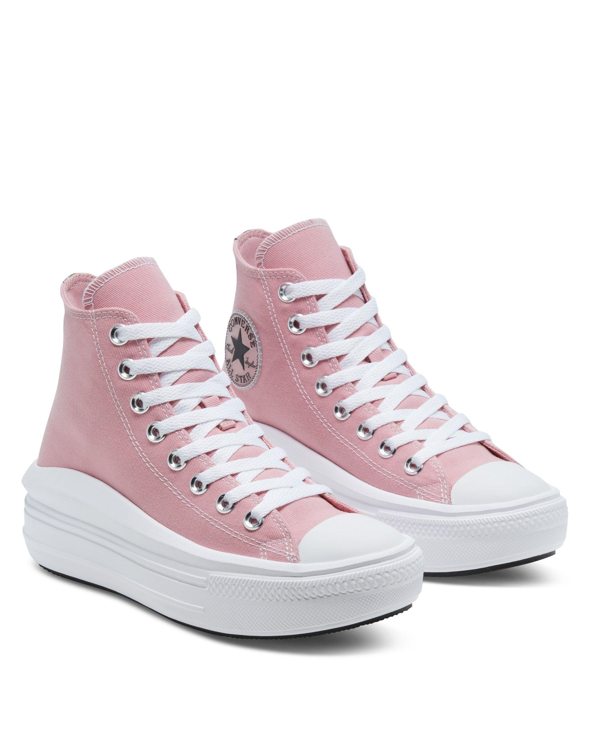 Converse Rubber Move Platform High-top Sneakers in Pink | Lyst Canada