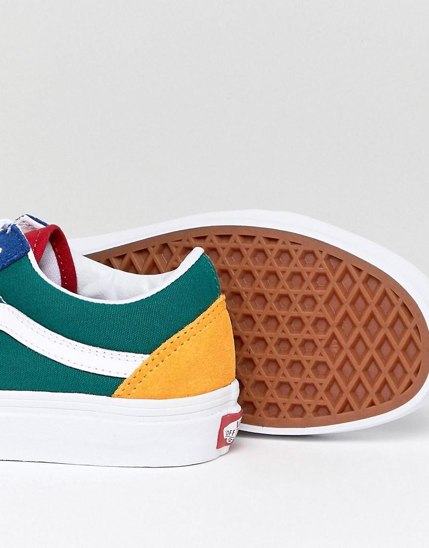 Vans old skool shop colour block