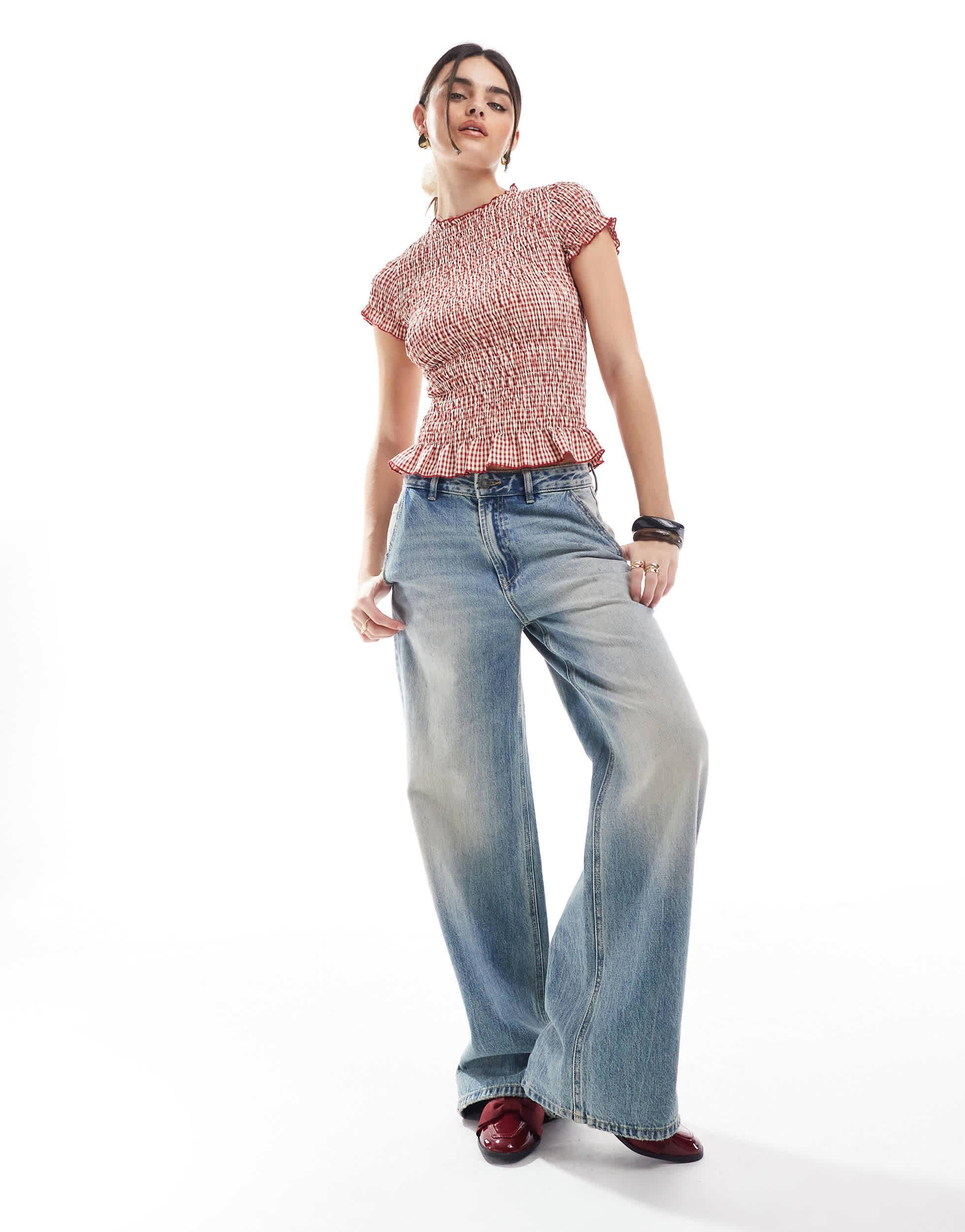 売れ筋商品|||グロリアバンデービルト カットソー トップス レディース Petite Daisy Short-Sleeve Shirt Sunkiss Third Charm Kiki Mesh Sweetheart Ruffle Tank Top | PacSun