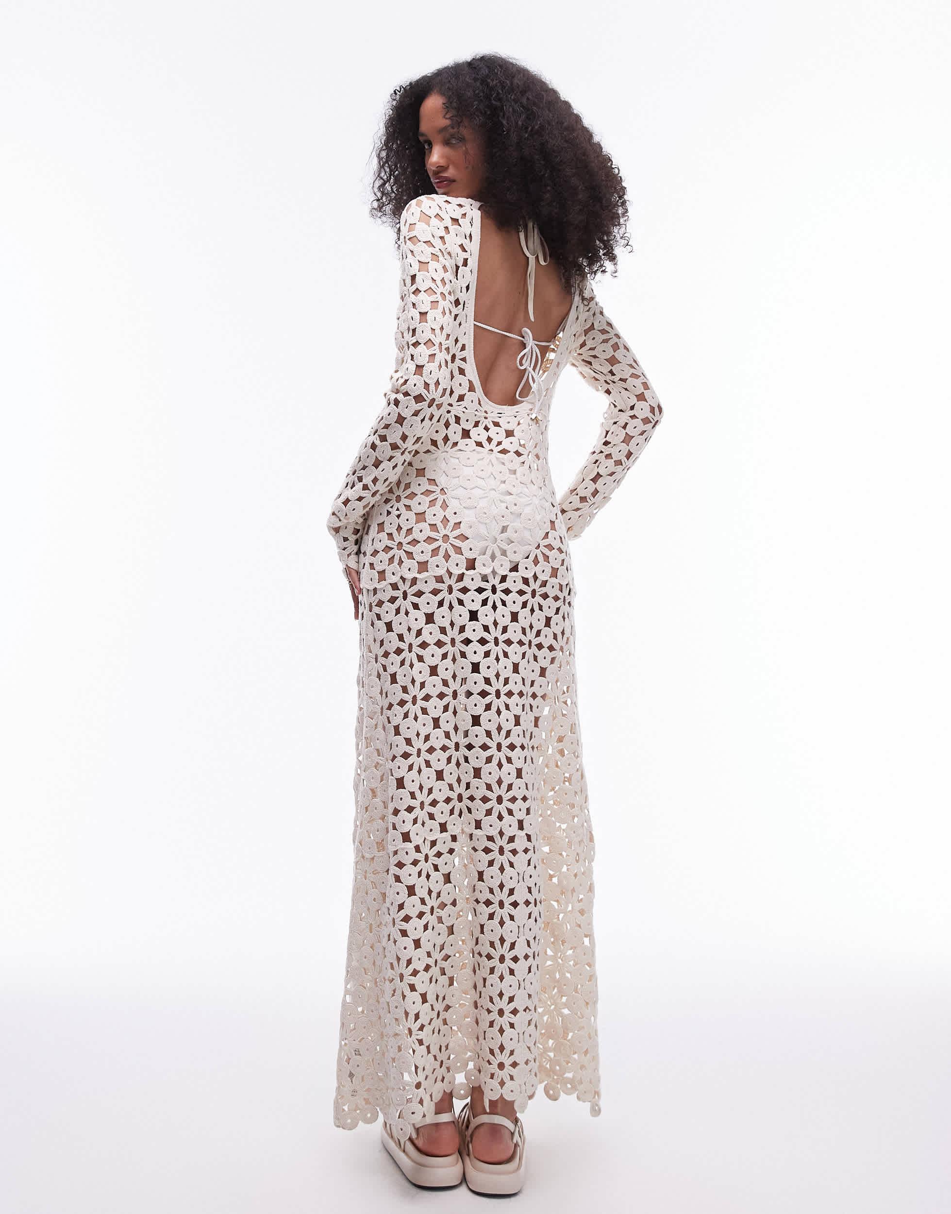 wedding dress long sleeve vintage Vintage Long Sleeves Iovry Lace Plus size Wedding Dress,Women Bridal G –  Siaoryne
