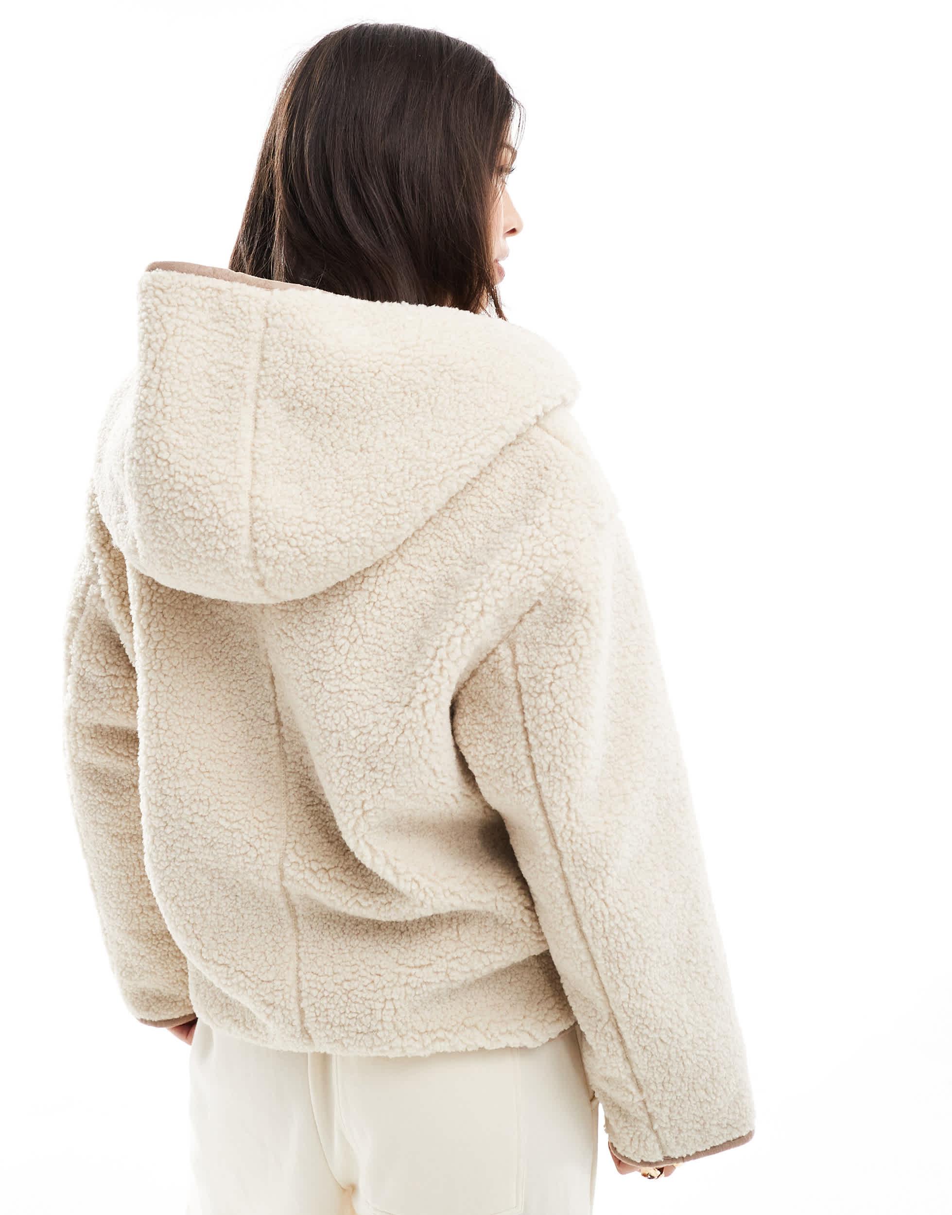 Kapuze Stradivarius Teddy Jacke Stradivarius – Teddy-jacke In