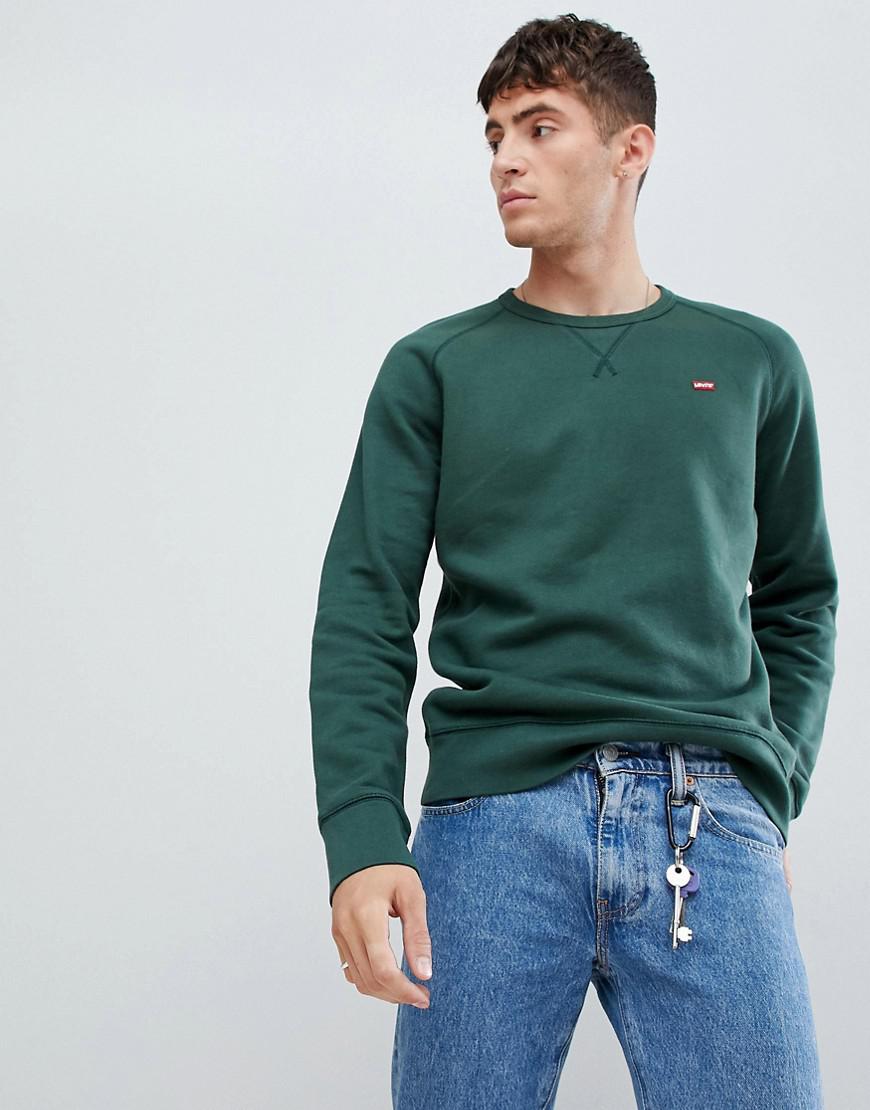 levis green jumper