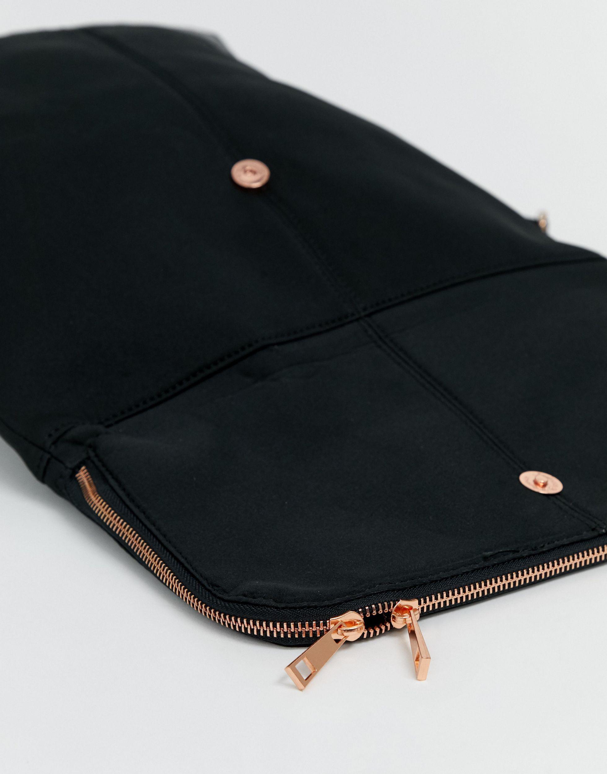 backpack with foldover flap