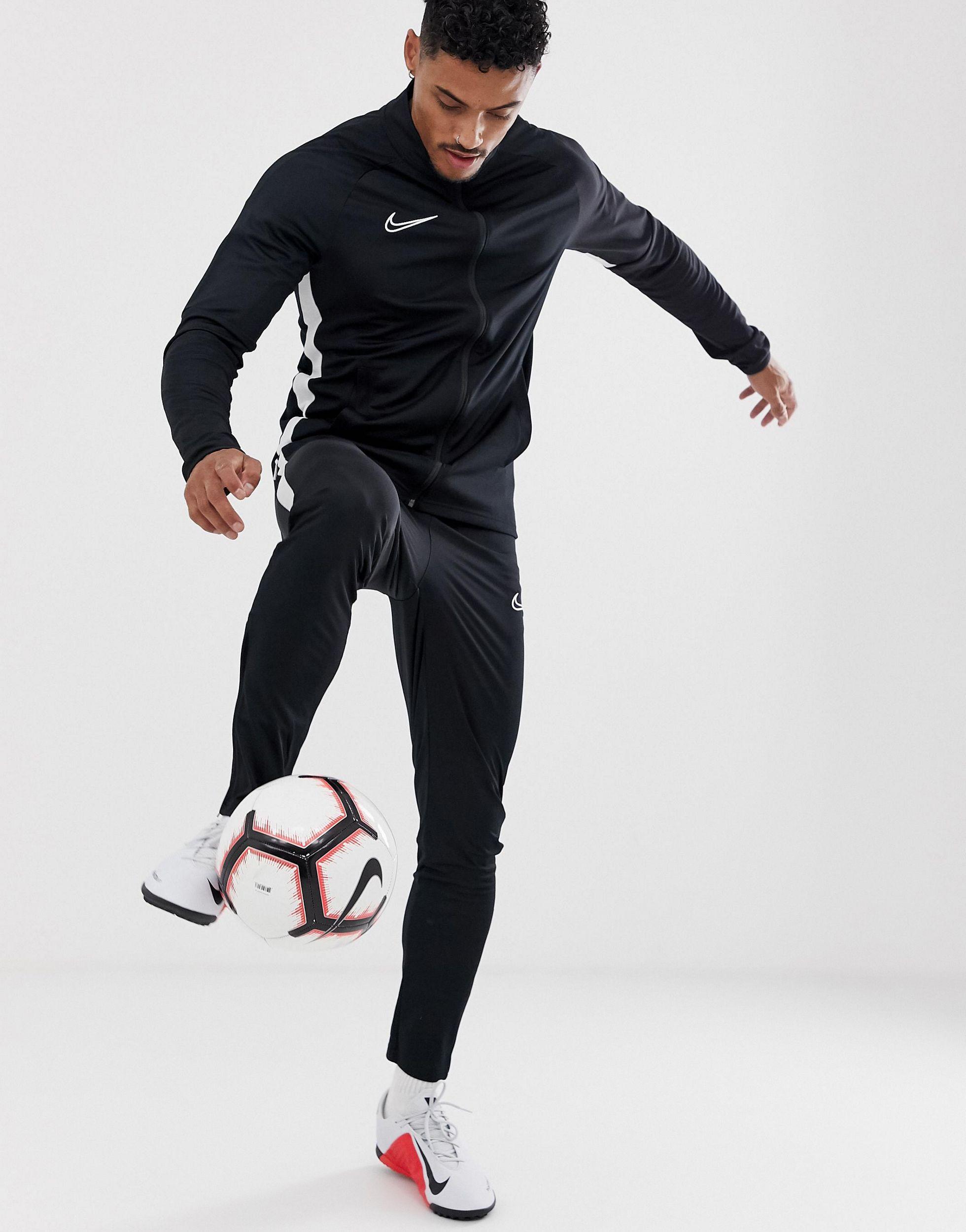 Chándal academy Nike Football de Tul de color Negro para hombre | Lyst