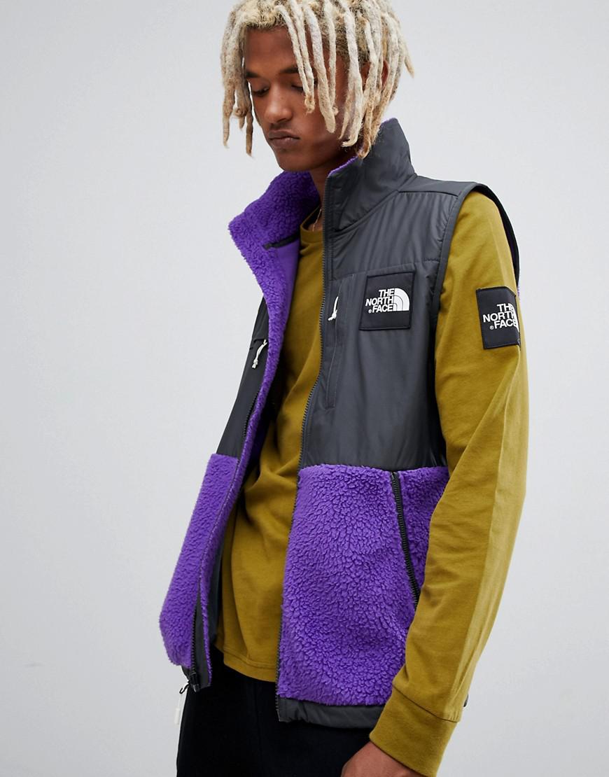 purple north face denali jacket