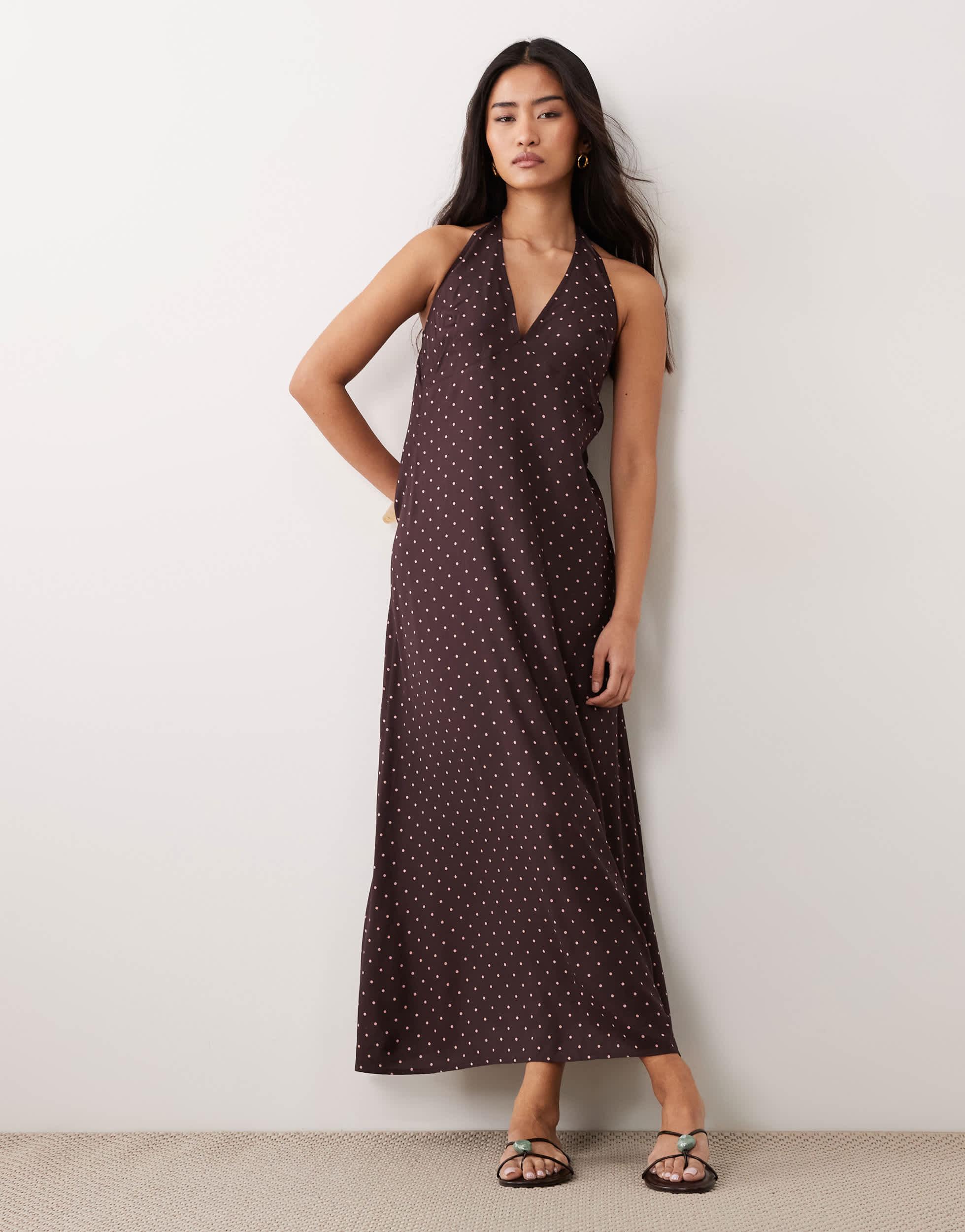 Designer Brown Polka Dot Dresses for Women - Up to 75% off | Lyst