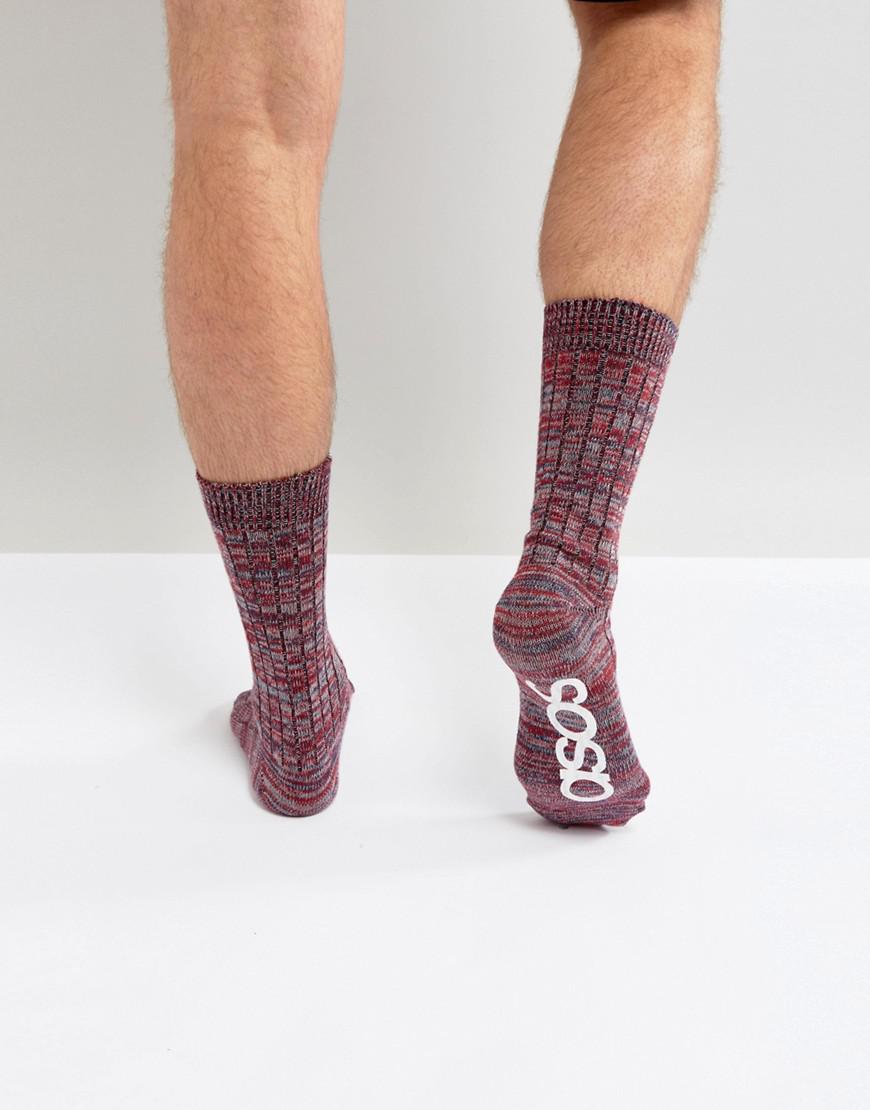 ASOS Slipper Socks With Random Feed Design & Branded Gripper for Men Lyst