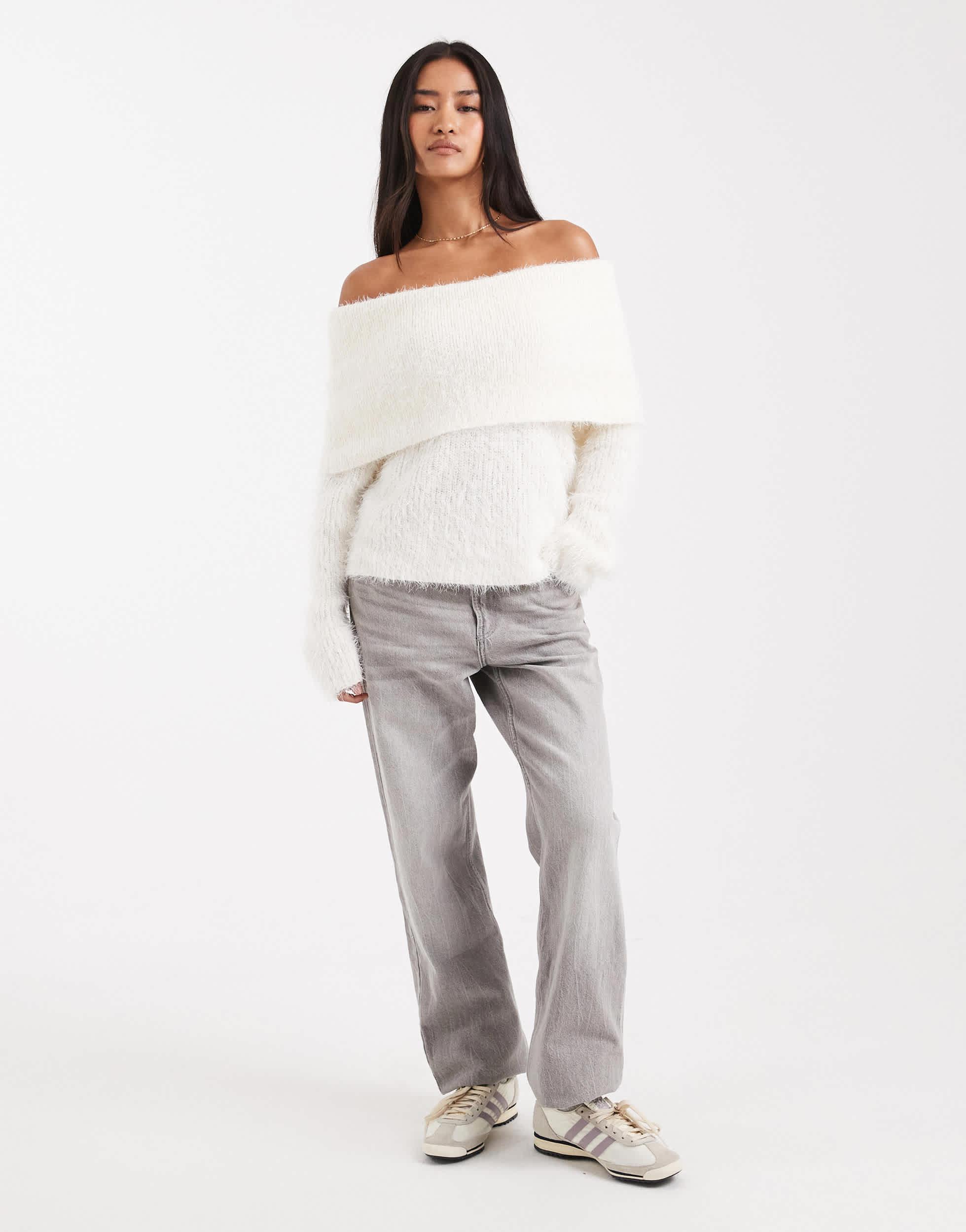 Haut Bardot Miss Selfridge - Taille 6, Manches Courtes, Multicolore, Occasion TB