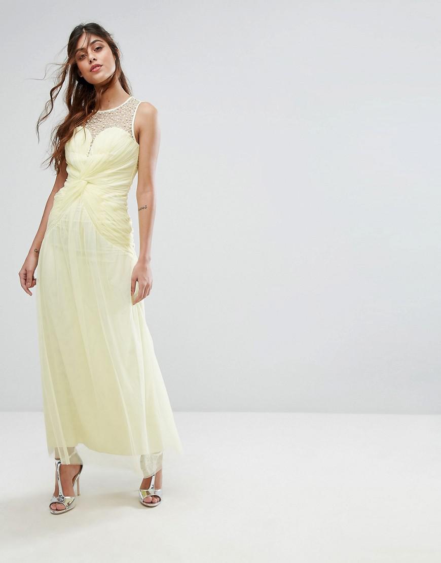 little mistress yellow dress