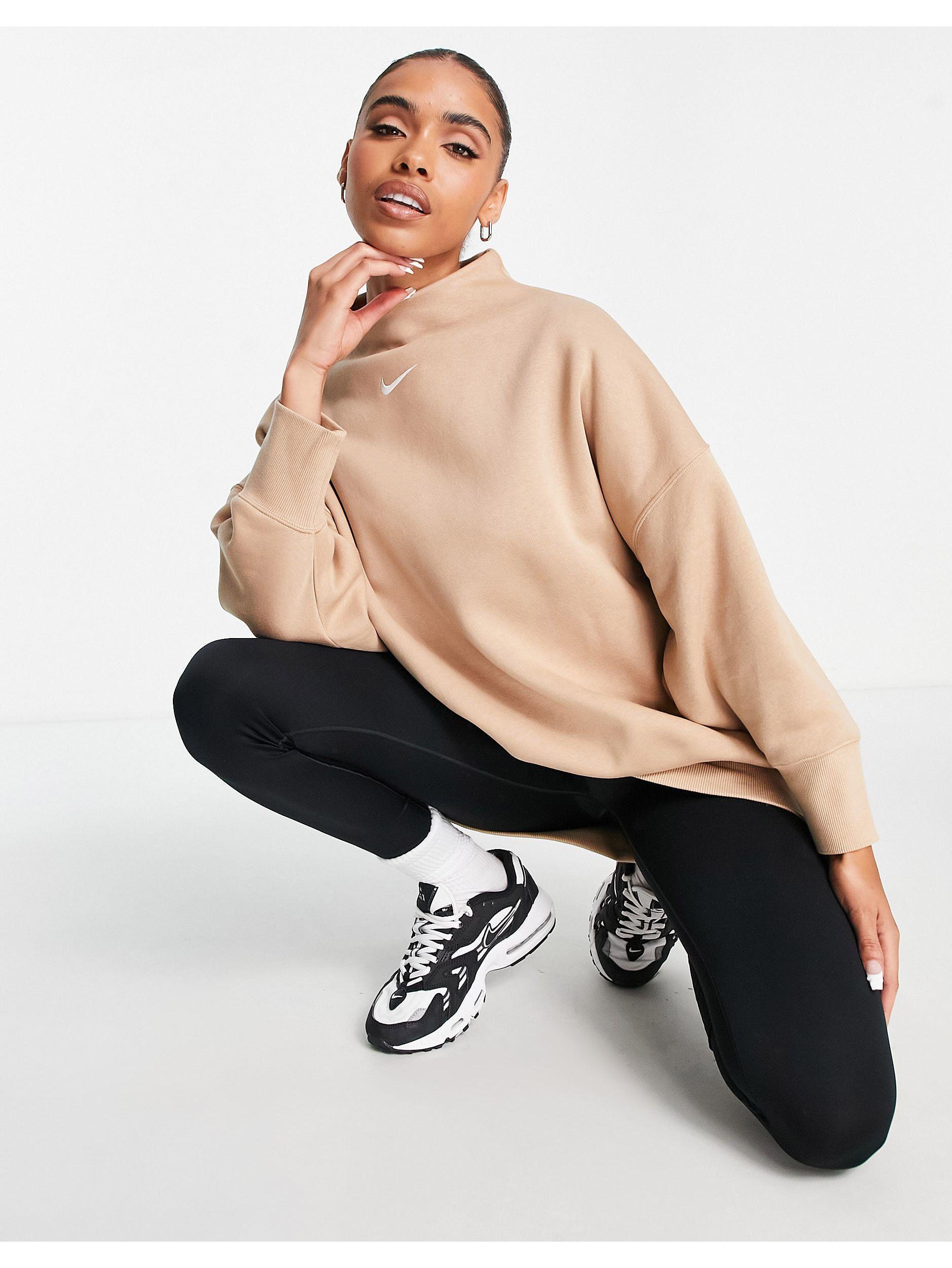 Nike mini swoosh oversized jumper sale