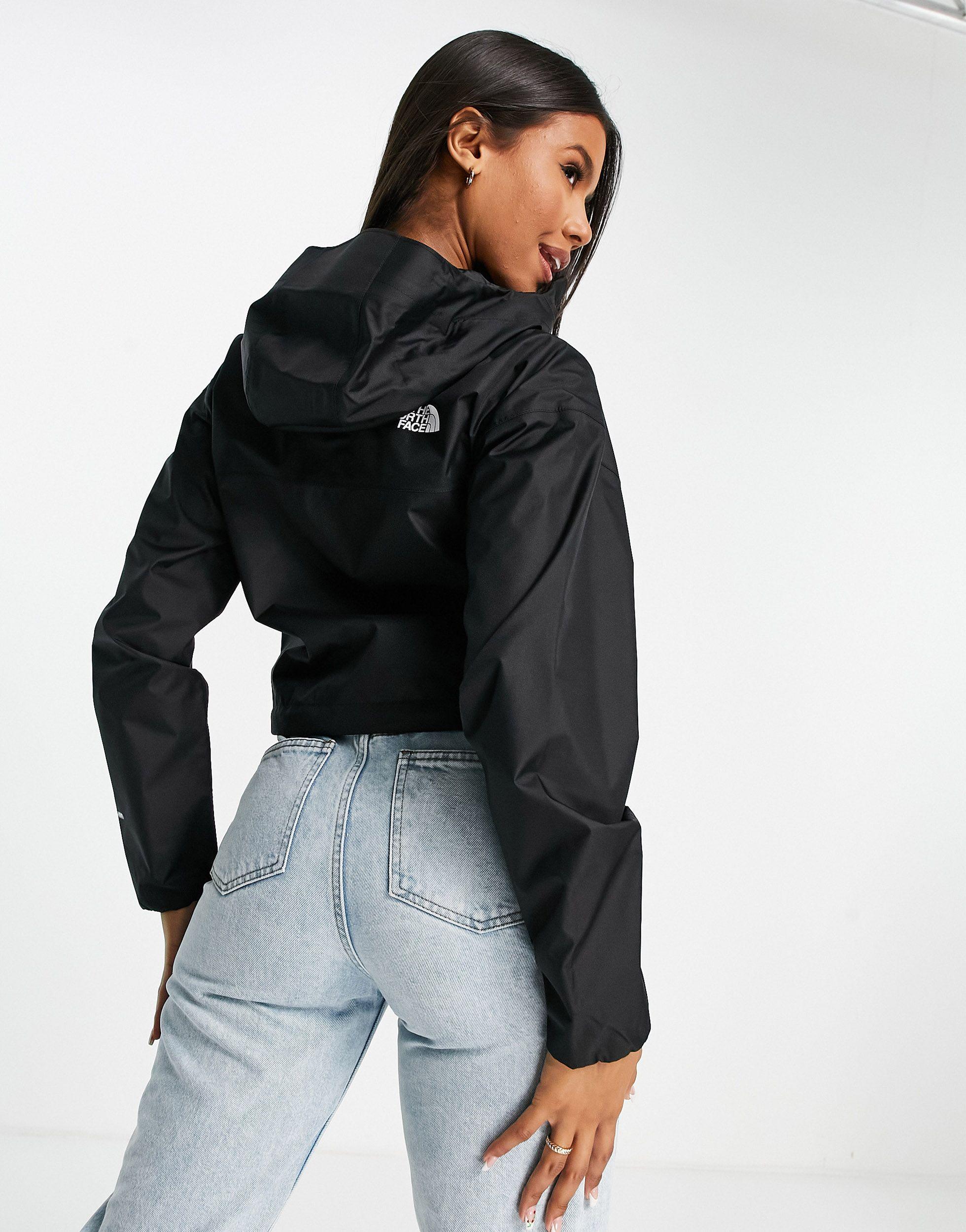 The North Face Quest Cropped Jacket in Blue | Lyst