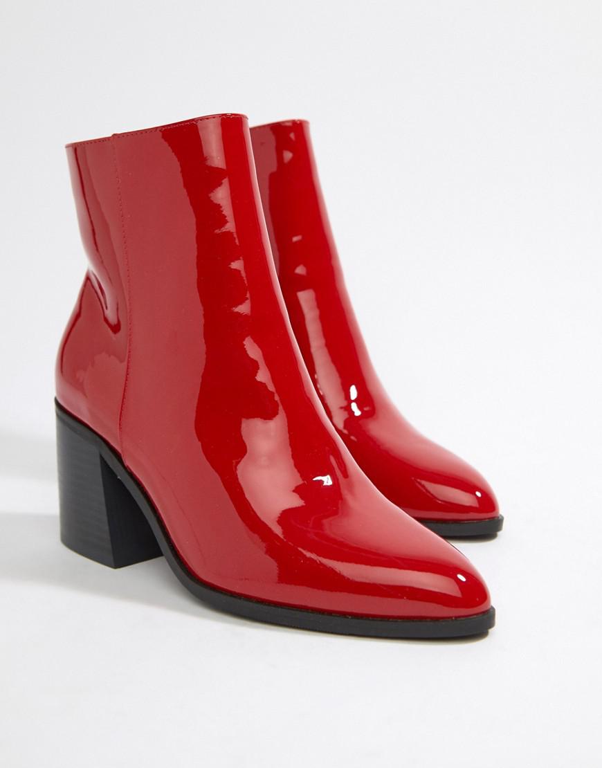 london rebel block heel ankle boots