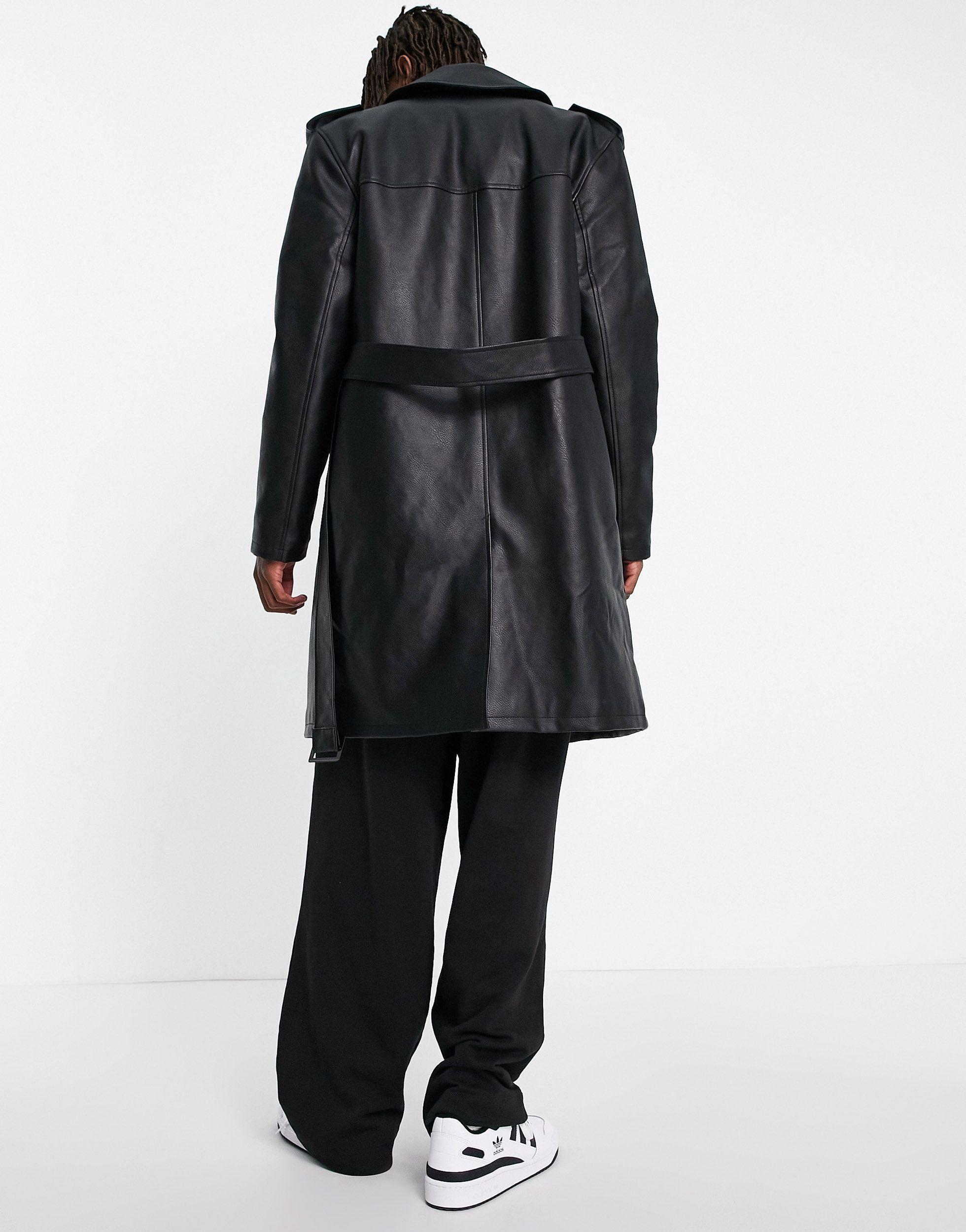 Devil May Cry Tribal Coat – Schicker Kunstleder-Mantel Für Männer