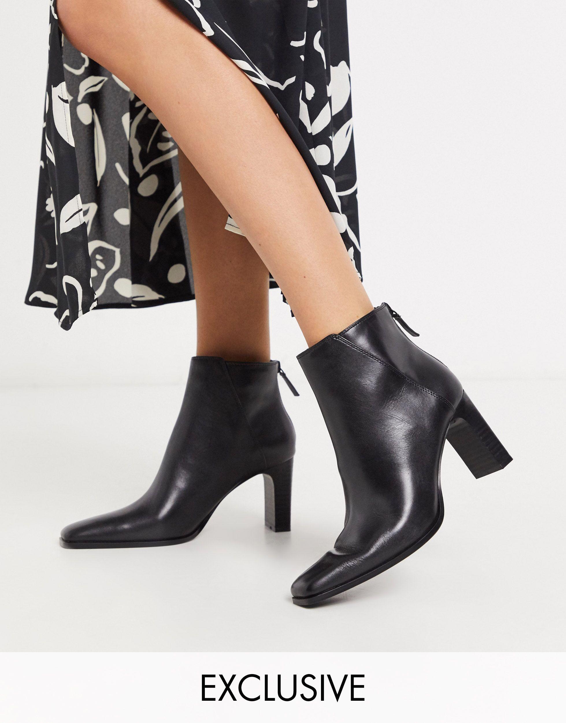 Botín piel cordones Negro | Botas Y Botines Mango Mujer · Lrpotterauthor