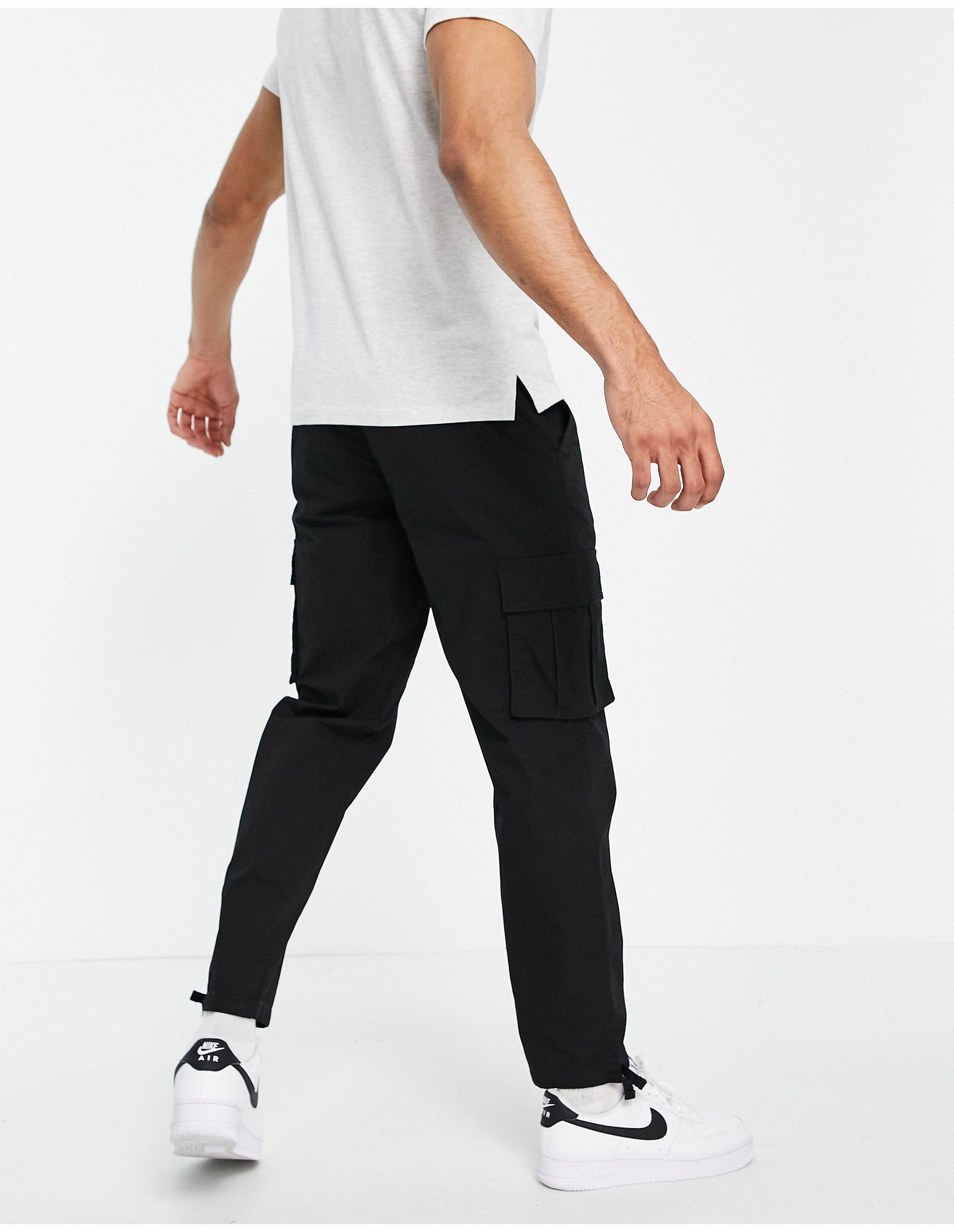 New Look Straight Fit Ripstop Cargos in 