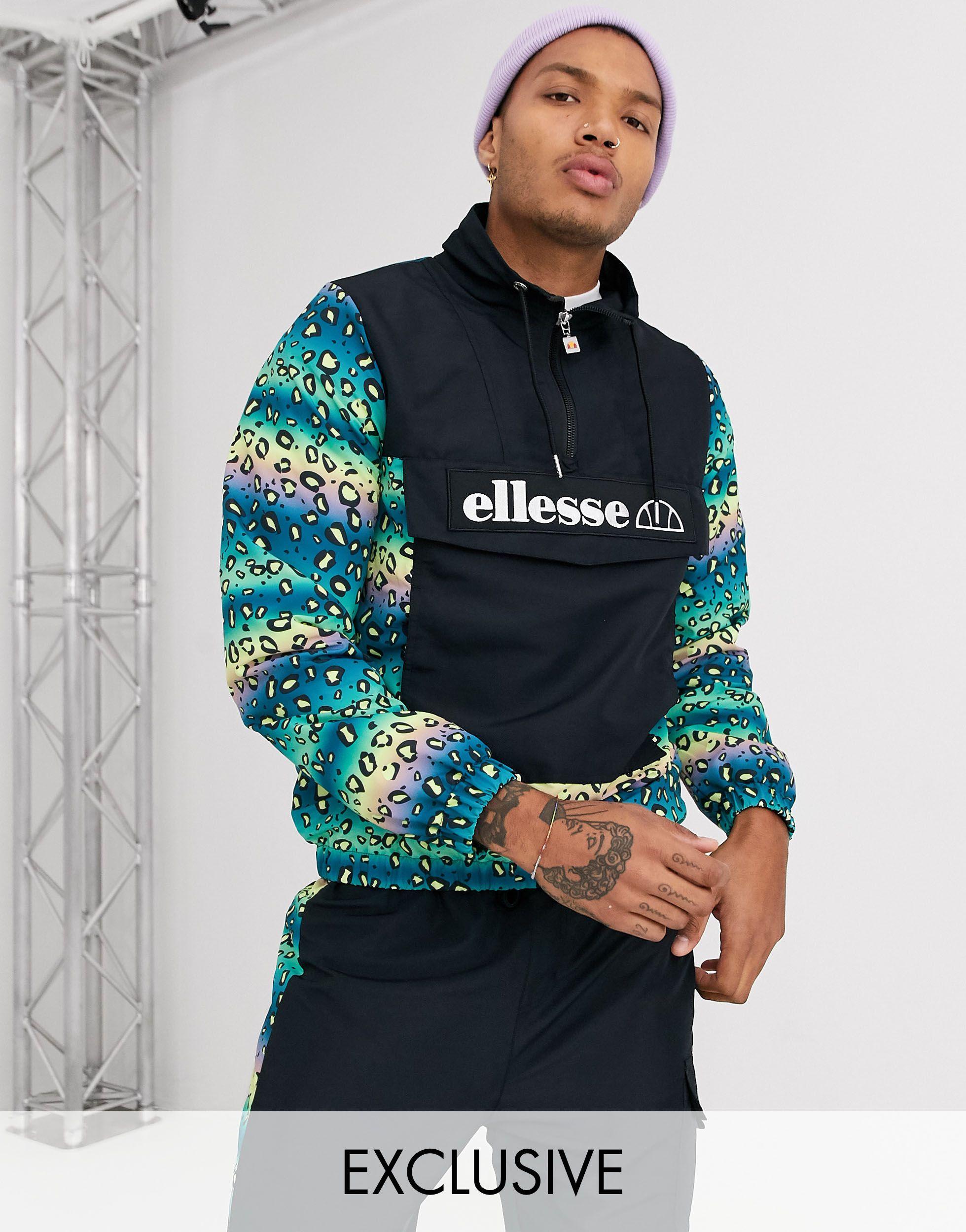 ellesse leopard tracksuit