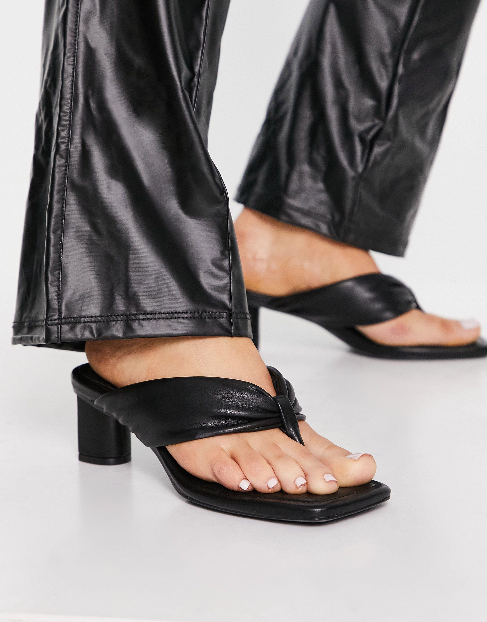 Low heel thong sandals clearance