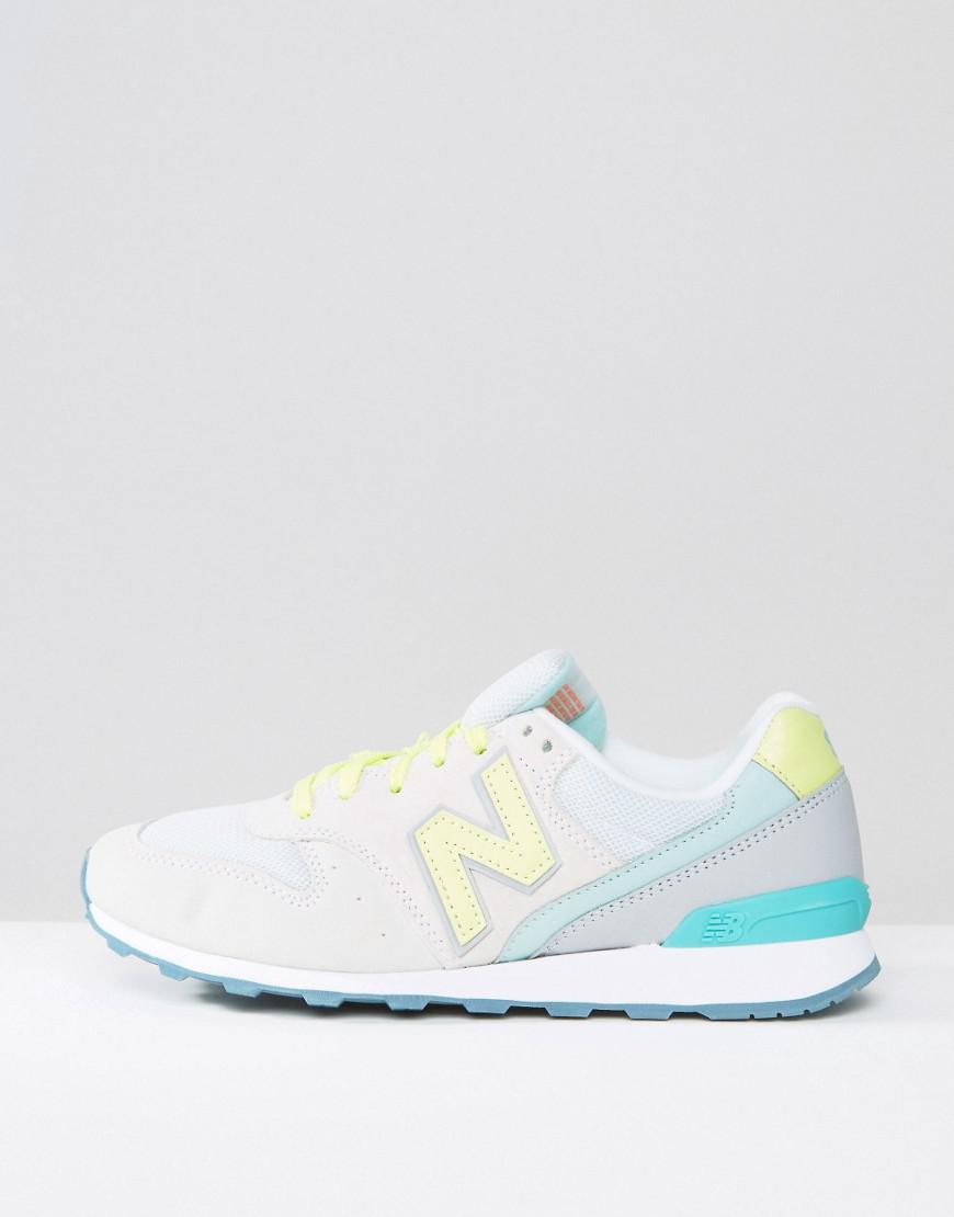 new balance 996 pastel suede trainers