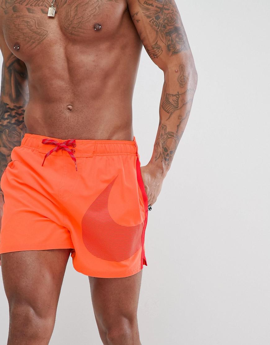 nike swimming exclusive volley super short swim short in grey