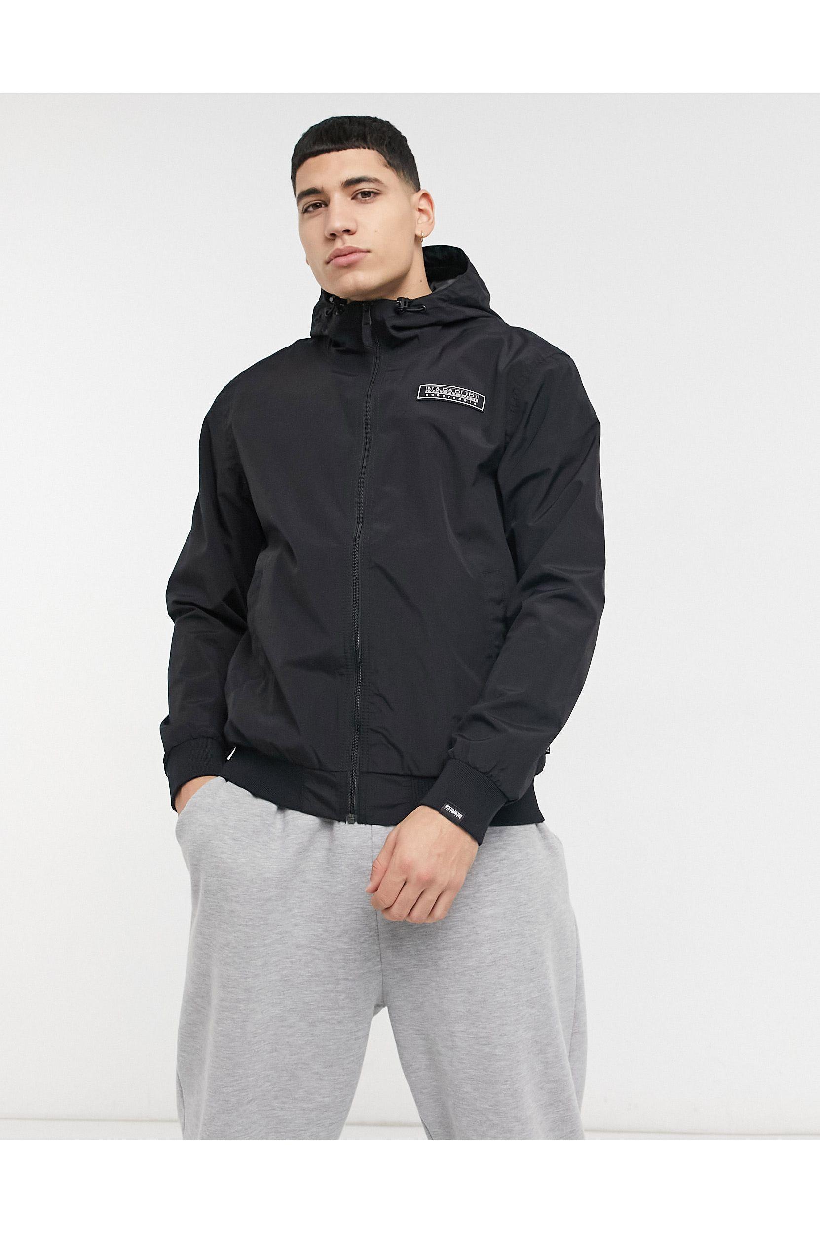 Napapijri A-patch Jacket in Black for Men | Lyst