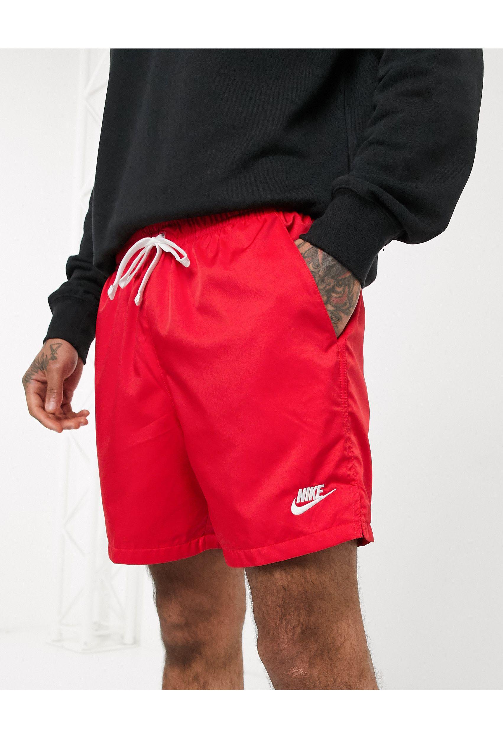 Nike Retro Woven Short in Red for Men | Lyst