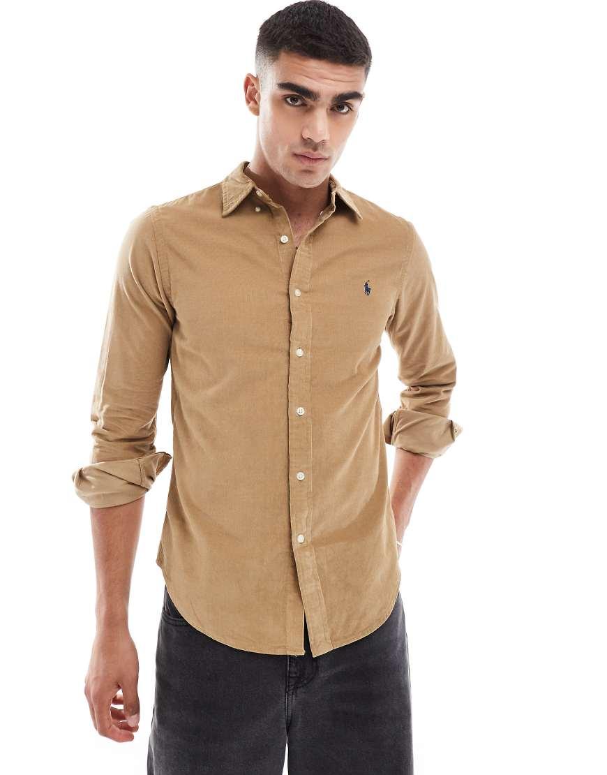 Polo ralph lauren slim fit corduroy shirt sale