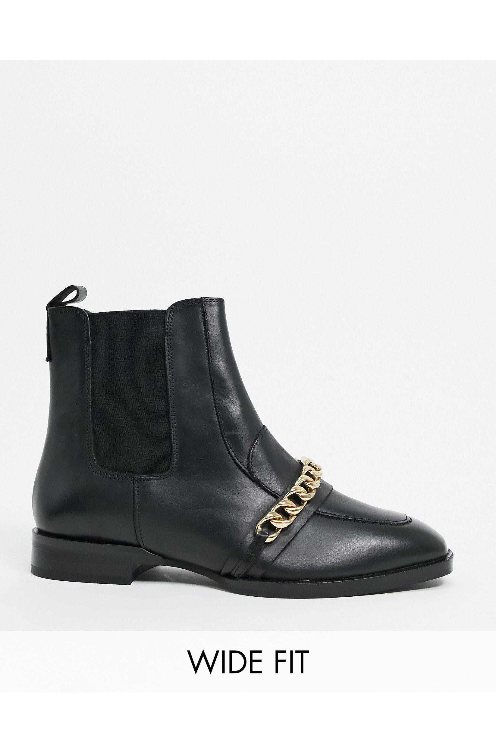 Stivaletto da donna a mocassino con cucitura a vista Refined: Nero | Sito  ufficiale Hunter