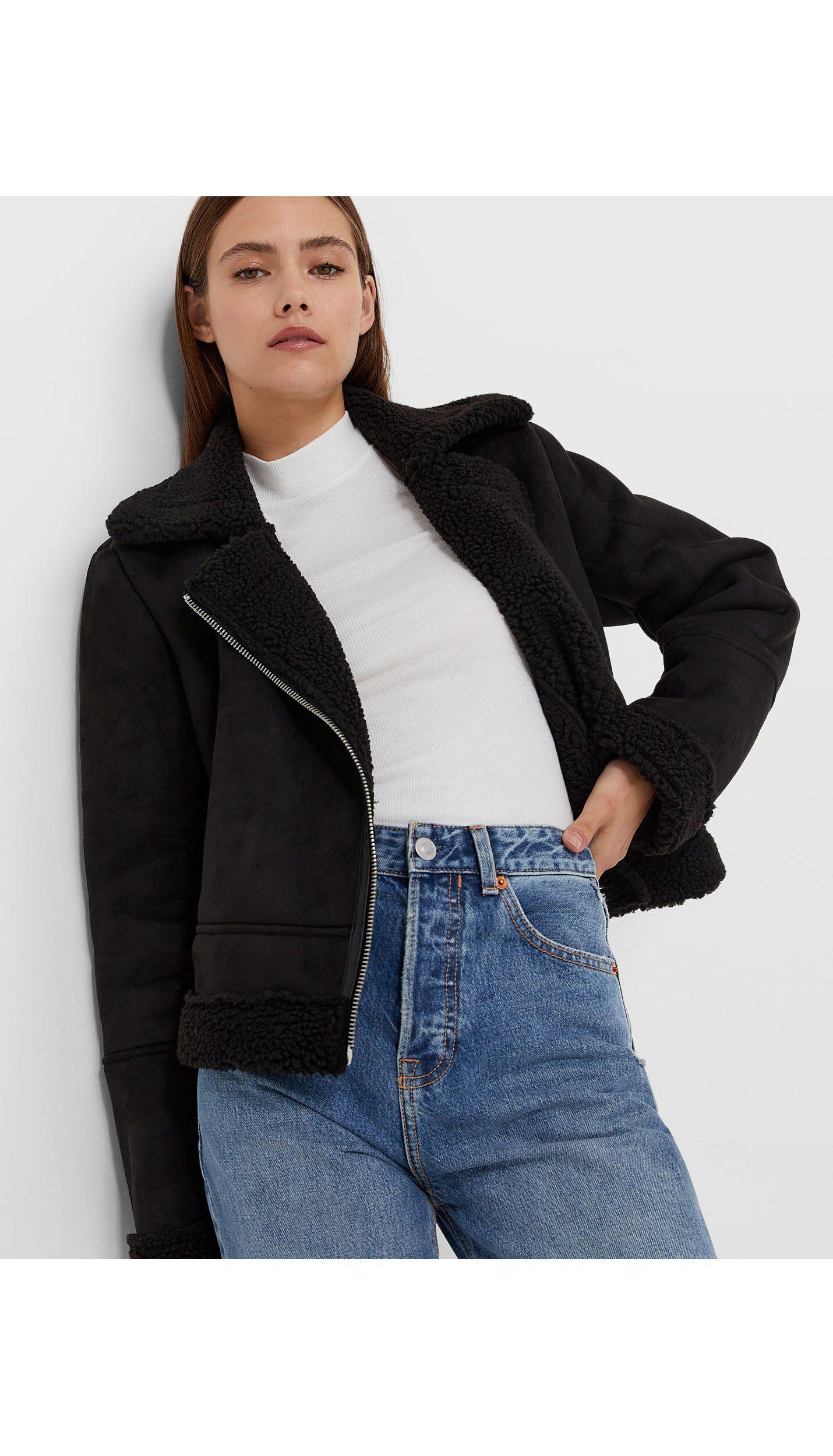 stradivarius aviator jacket