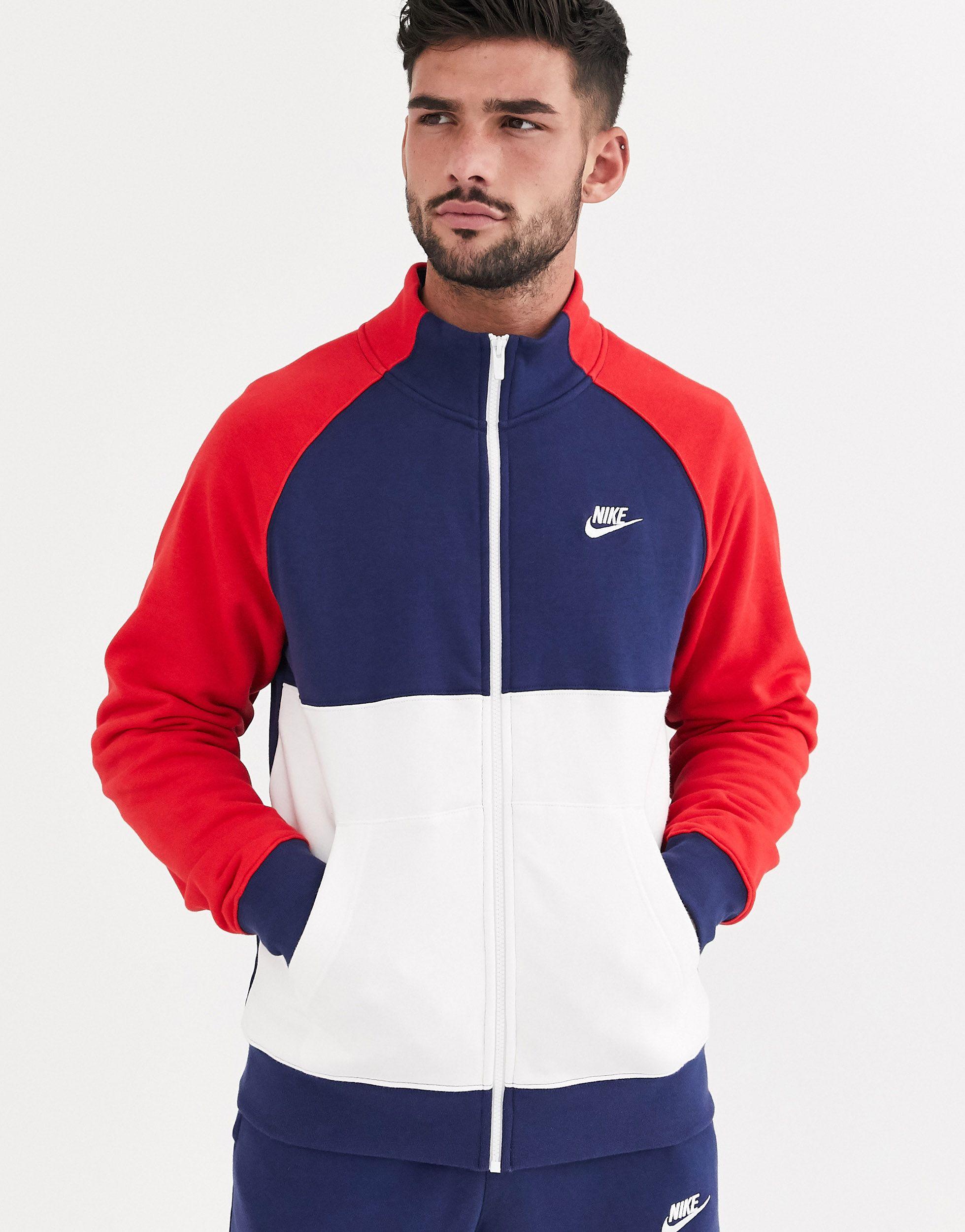 Nike – Trainingsanzug-Set in Marine/Rot/Weiß in Blau für Herren | Lyst AT
