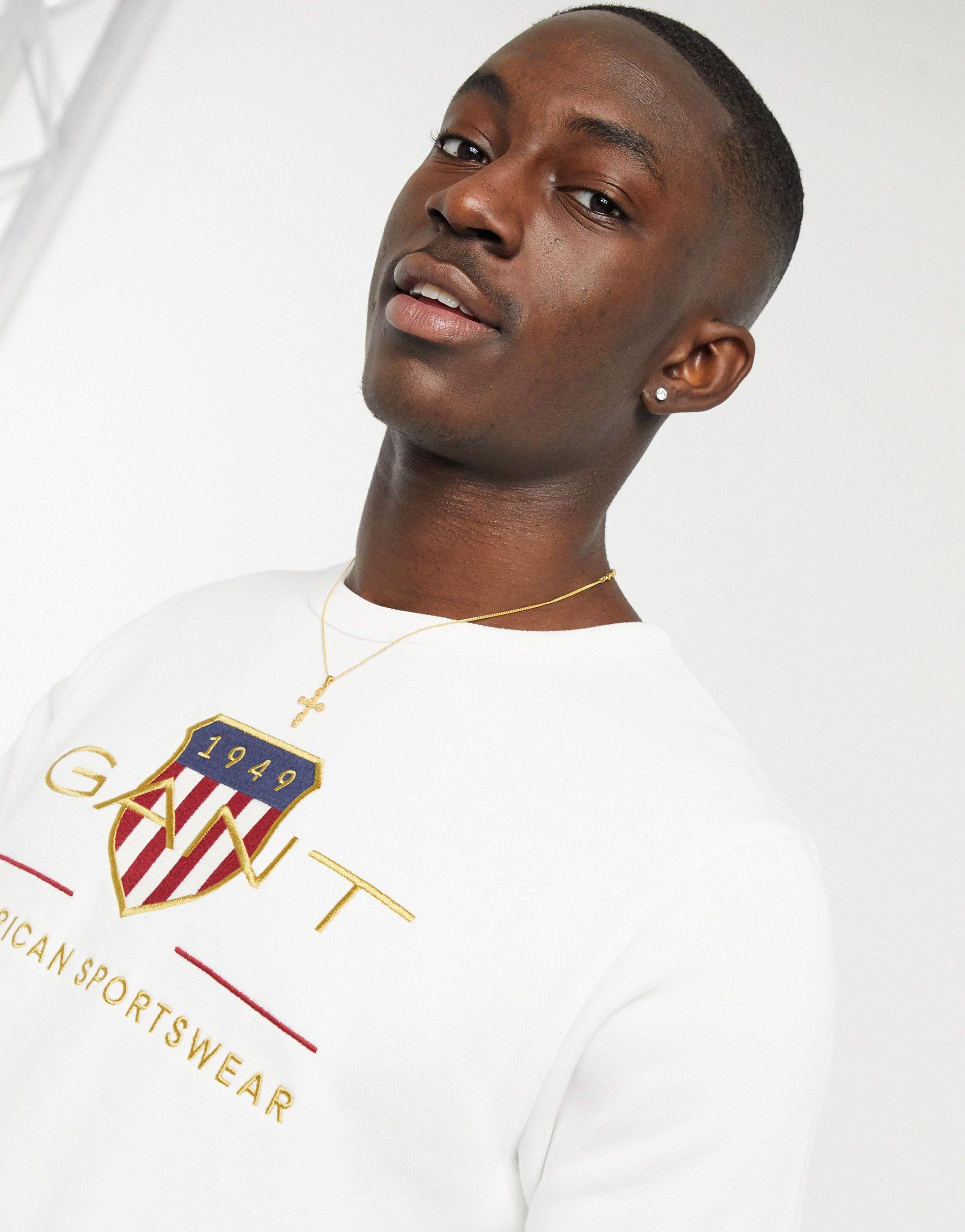 gant shield crew sweatshirt