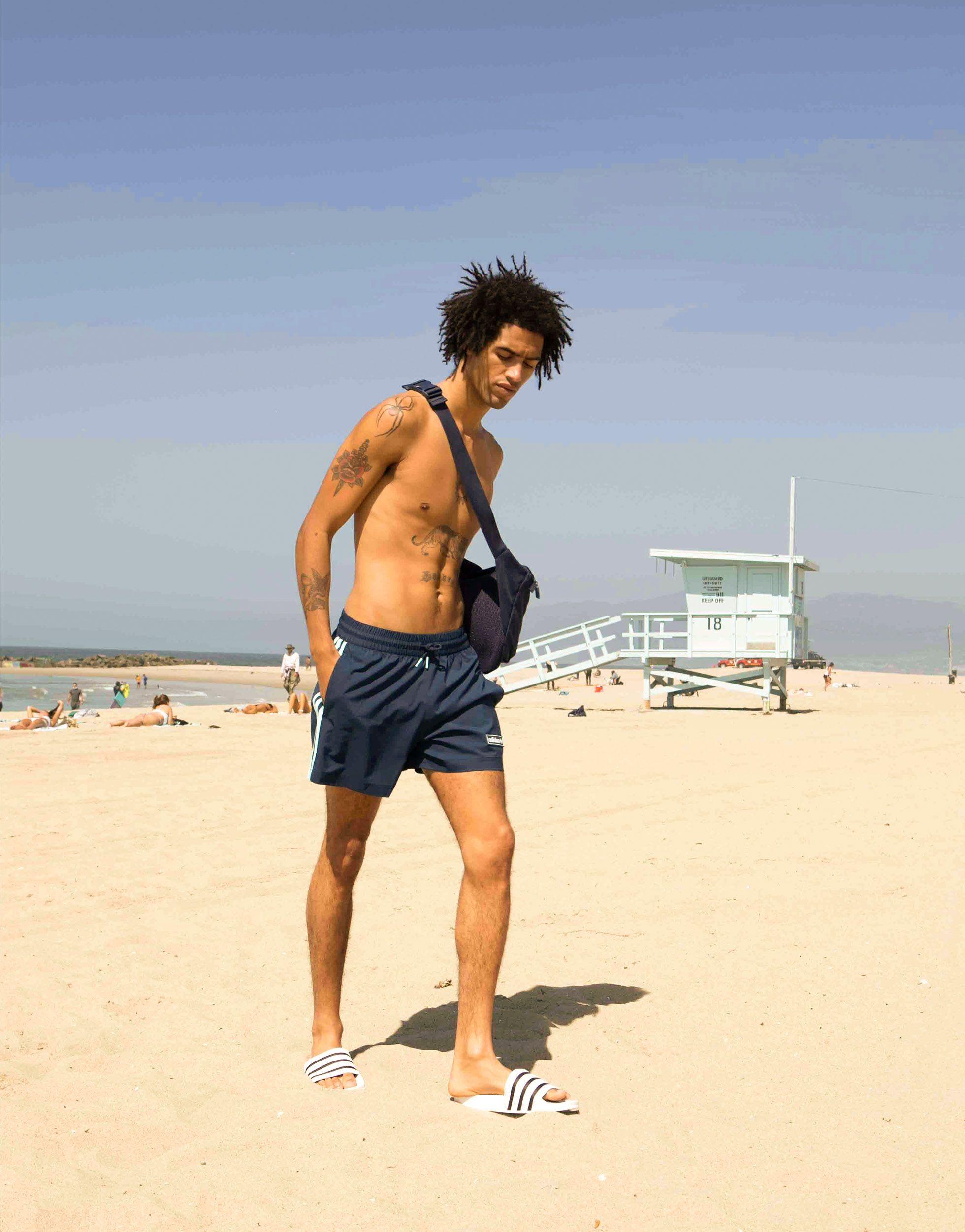 adidas Originals 'summer Club' Swim Shorts in Blue for Men | Lyst Australia