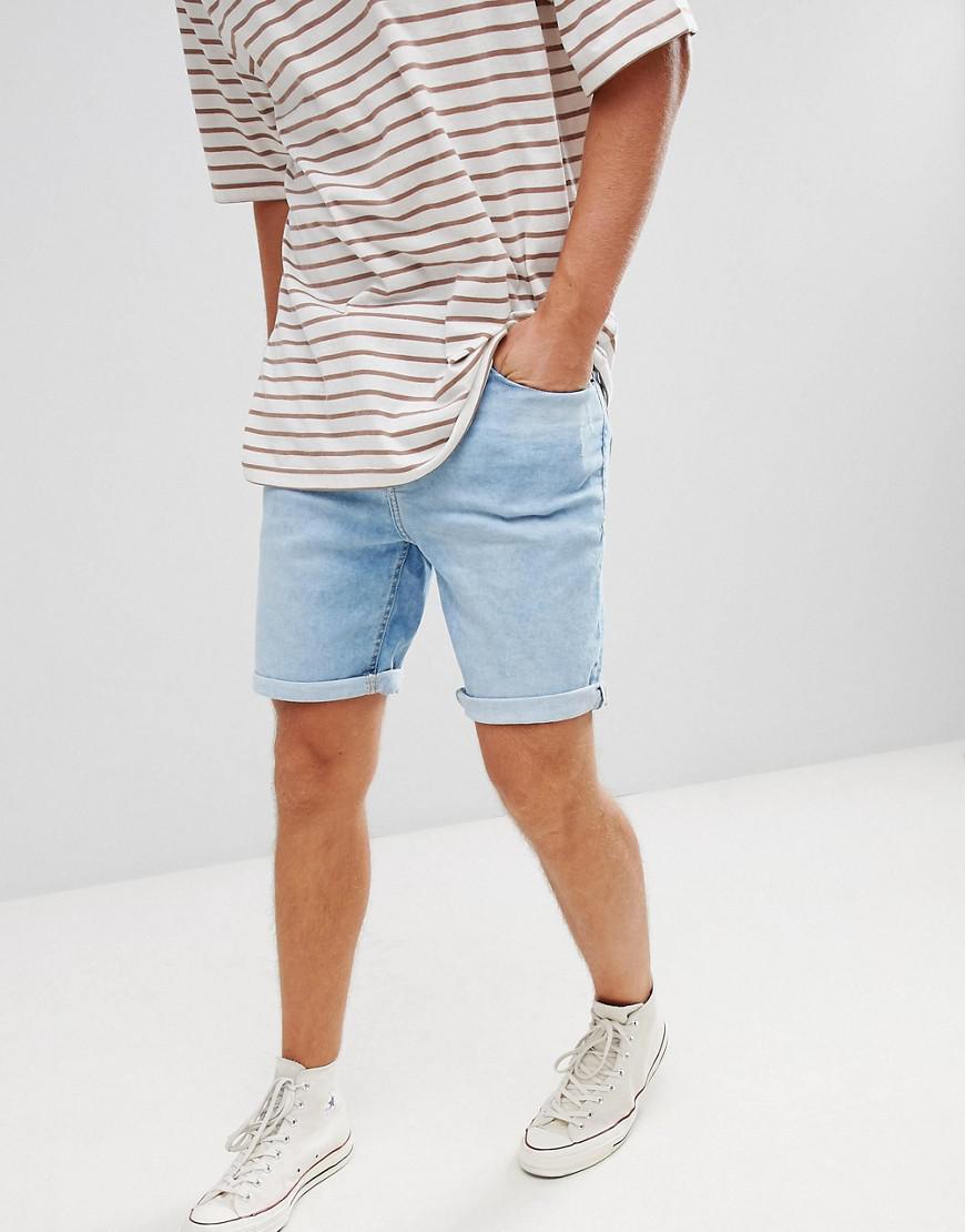 pull and bear denim shorts