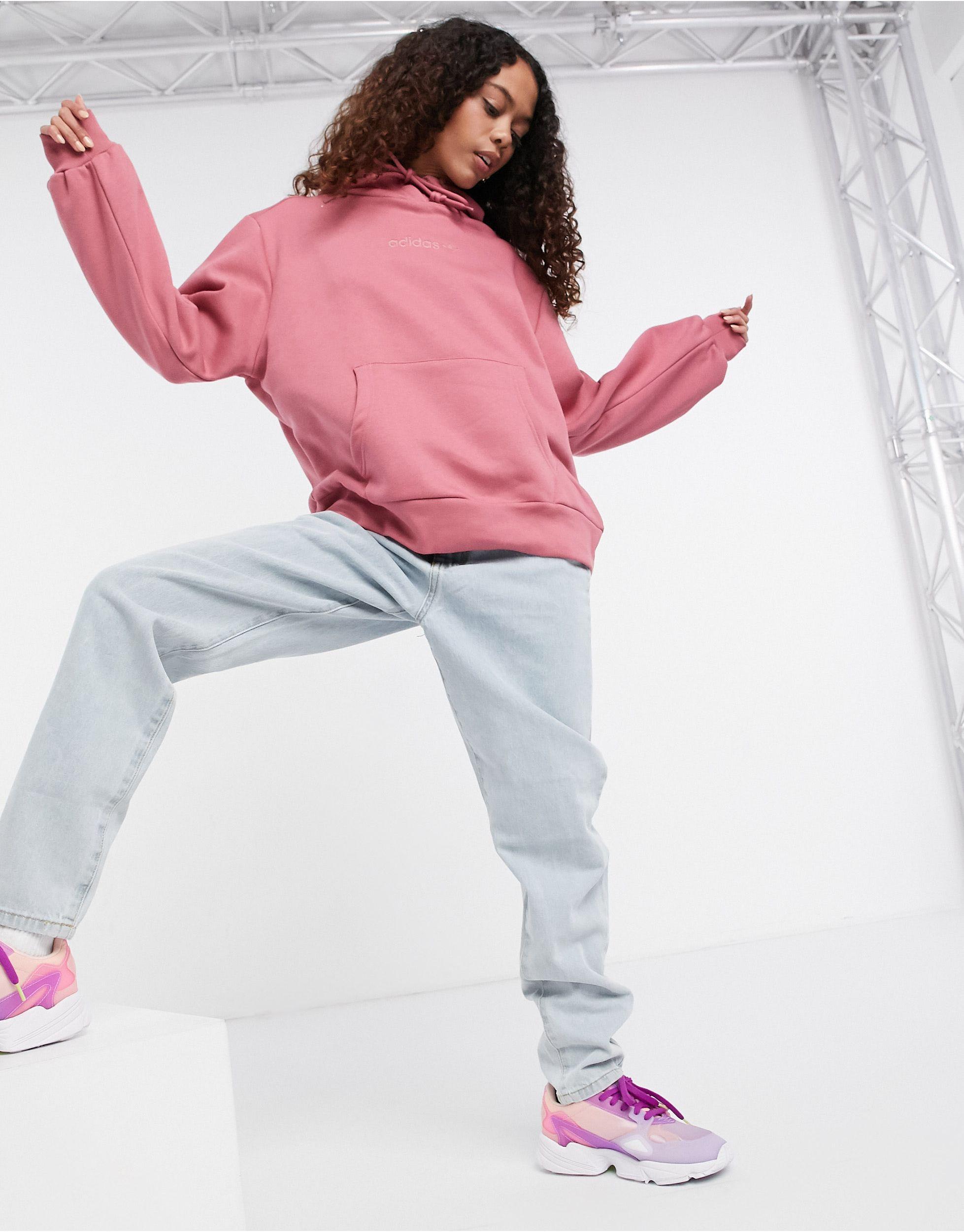 adidas oversized sweatshirt pink