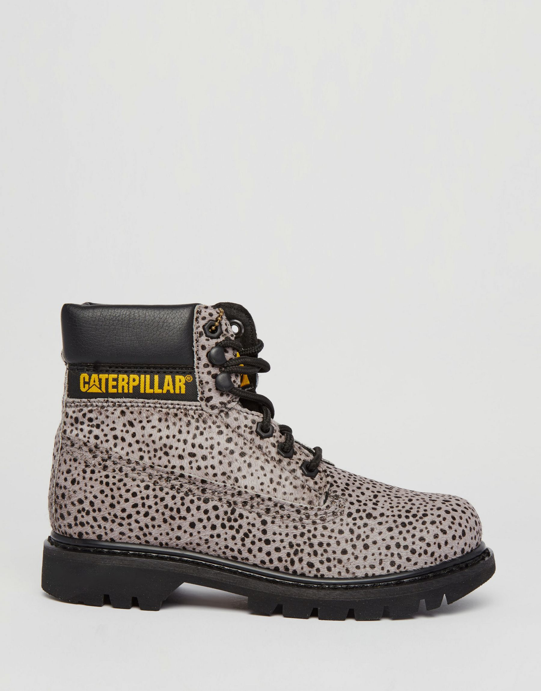 caterpillar leopard boots