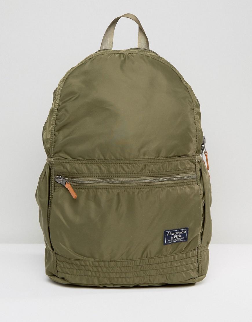Abercrombie & Fitch Synthetic Backpack In Olive in Green for Men | Lyst