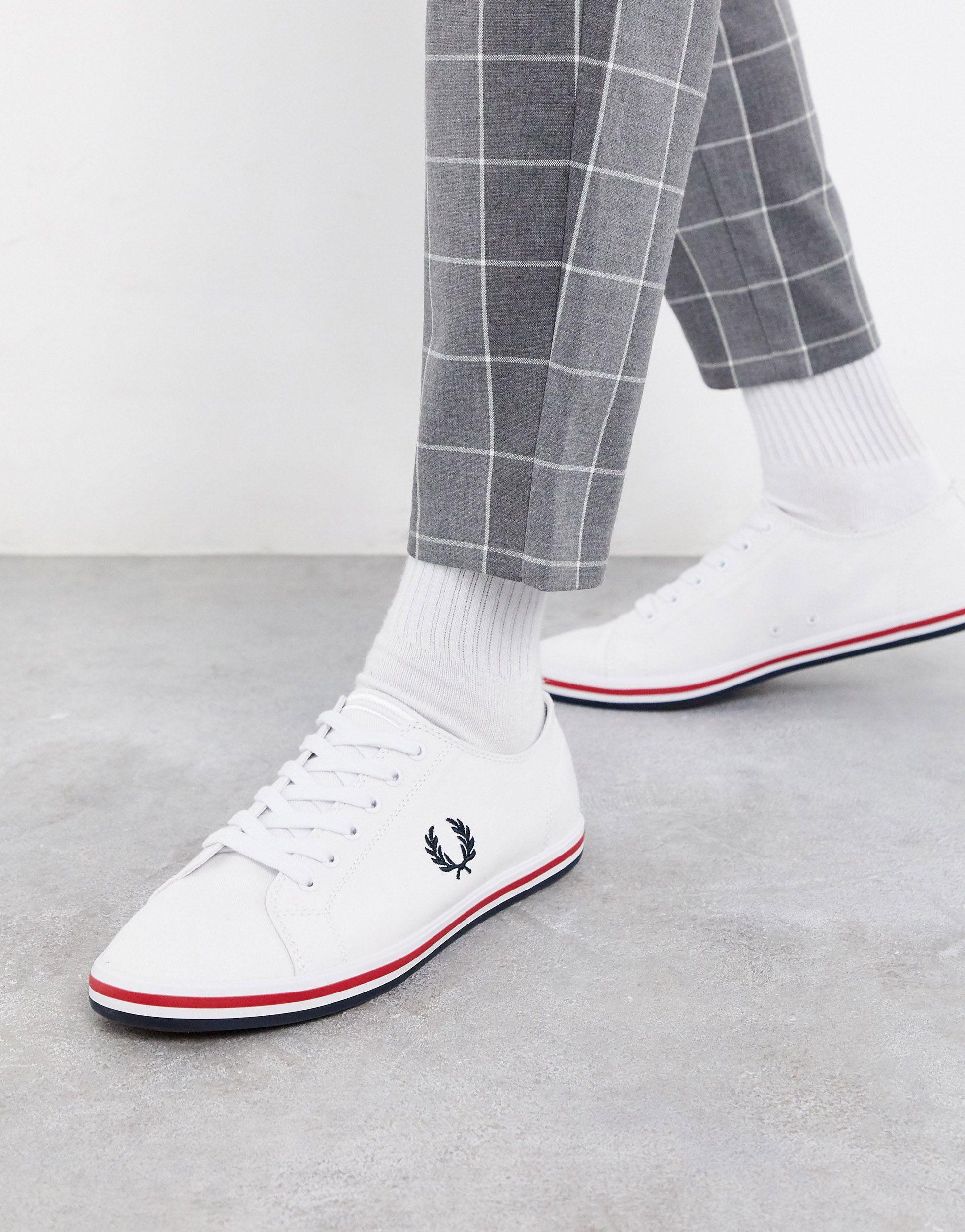 Мужские тонкие кроссовки. Fred Perry обувь. Fred Perry Kingston Twill Tipped.