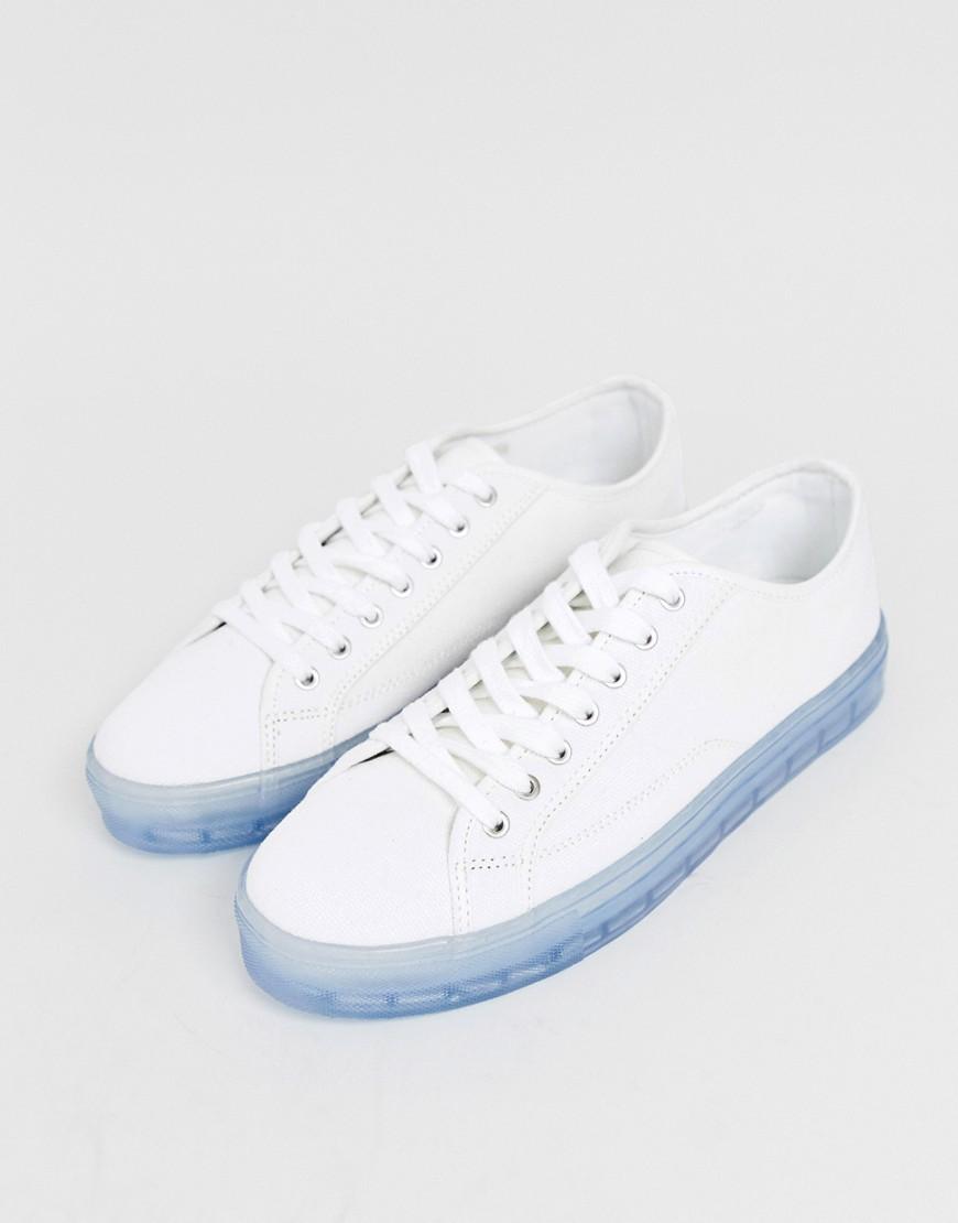 ASOS Sneakers In White With Contrast Black Sole