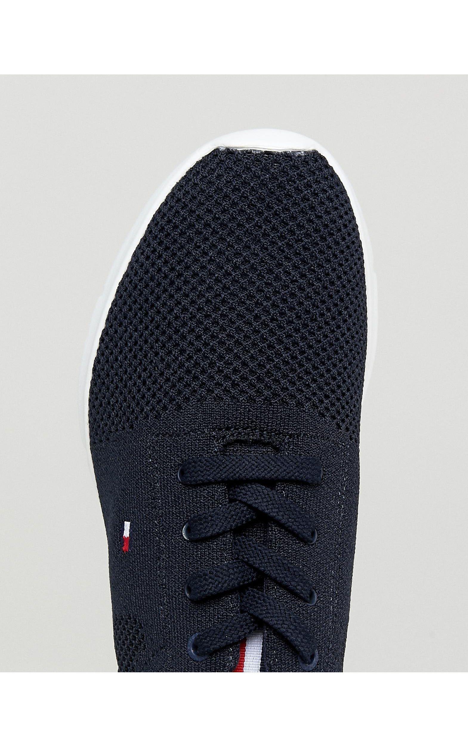 Tommy Hilfiger Tobias Flag Mesh Trainers in Blue for Men | Lyst UK