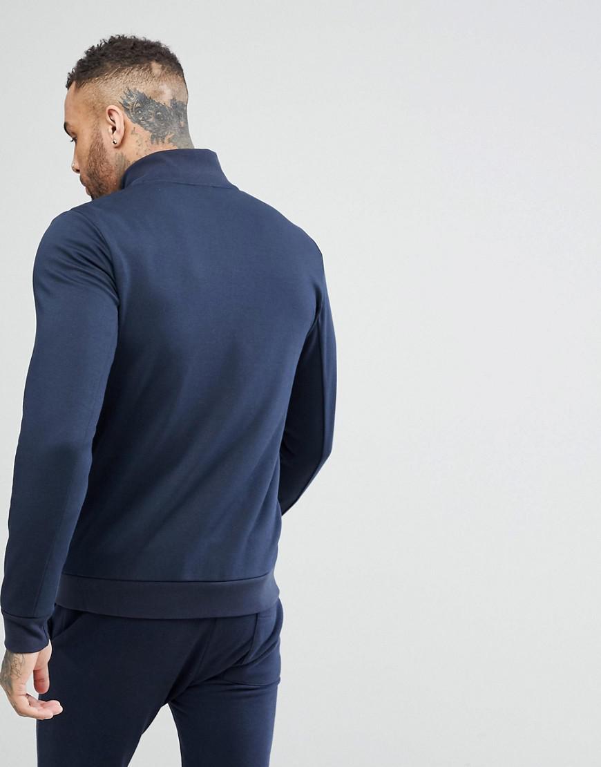 boss zip through hooded tracksuit