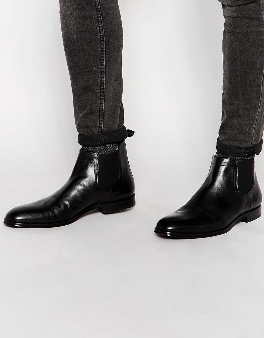 BOSS by HUGO BOSS Scubeat Chelsea Boots In Zwart in het Zwart voor heren |  Lyst NL