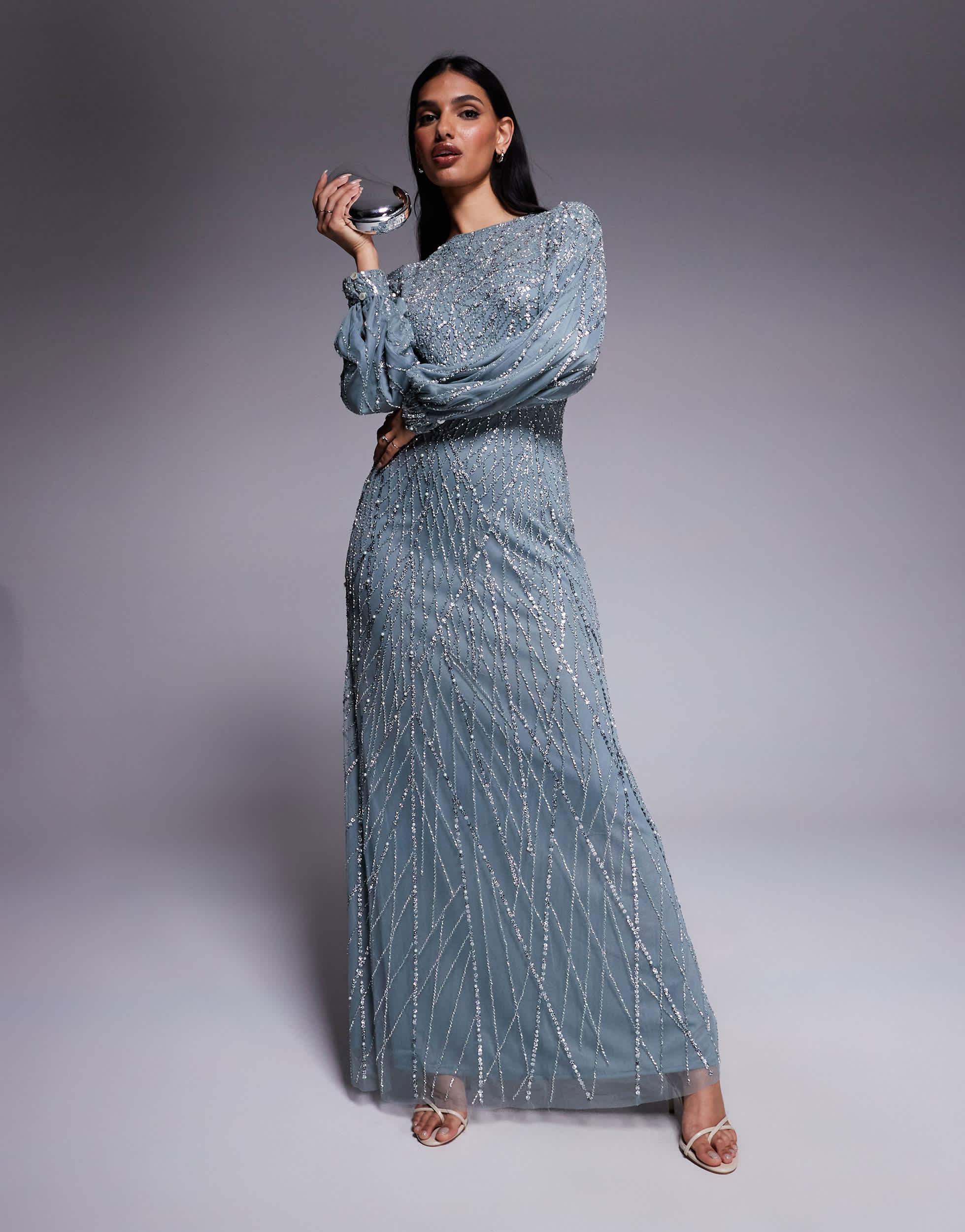 long sleeve fit and flare cocktail dress White Long Sleeve Mini Dress Boat Neck Fit & Flare | Formal Cocktail  Wedding Guest Dress with Button Cuff Detail