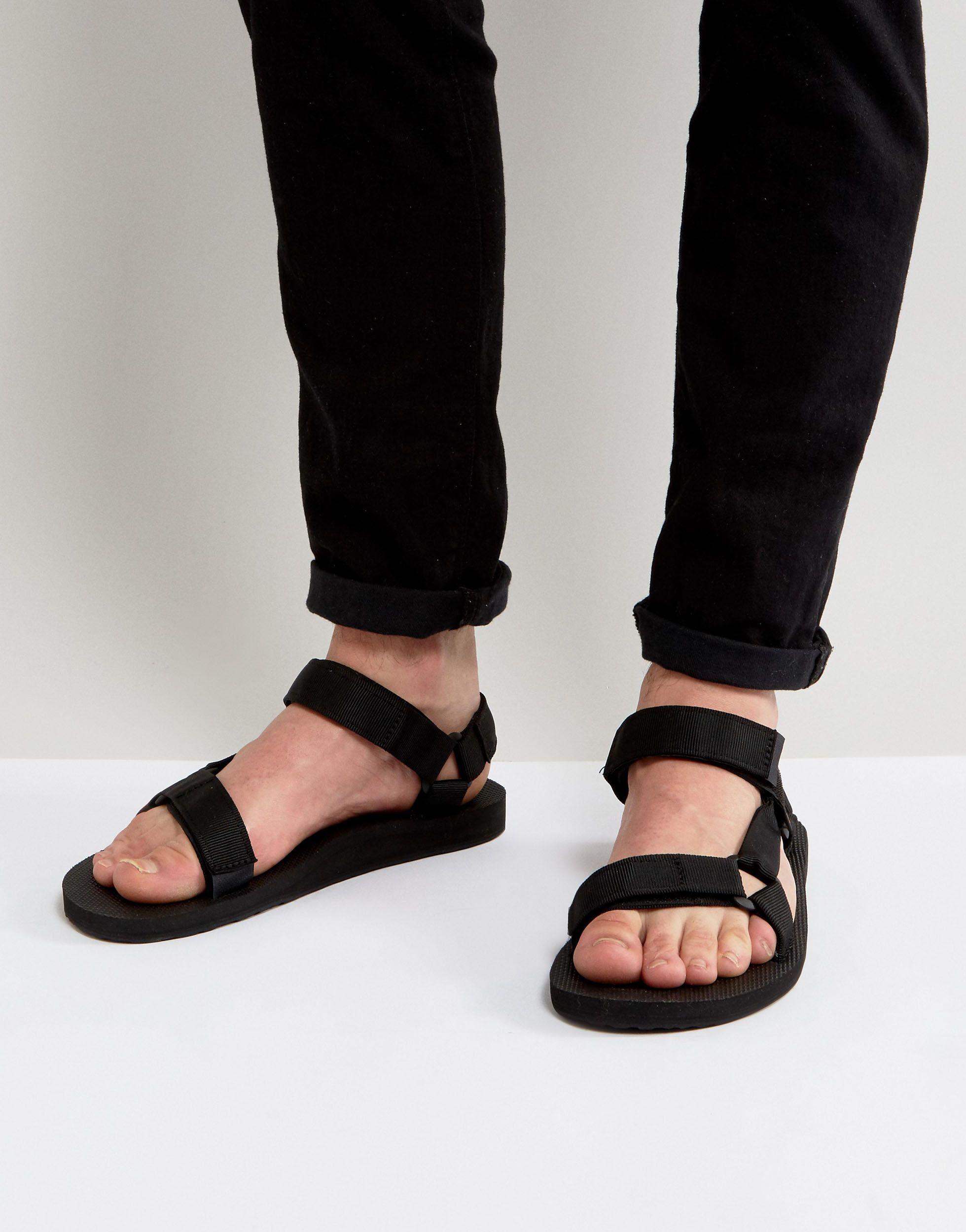 Teva Original Universal Urban Tech Sandals in Black for Men | Lyst