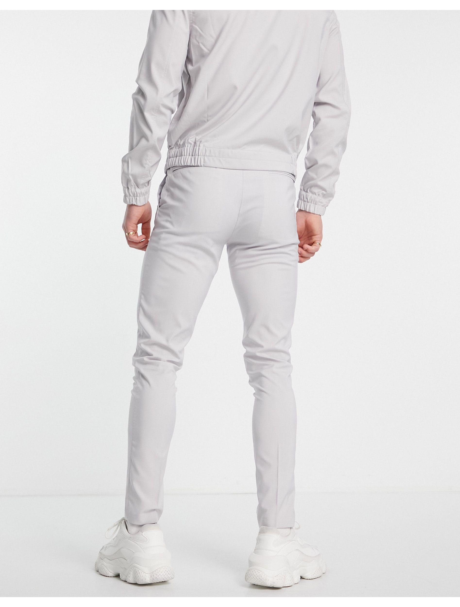 Pantaloni eleganti skinny lilla da Uomo di ASOS in Viola | Lyst