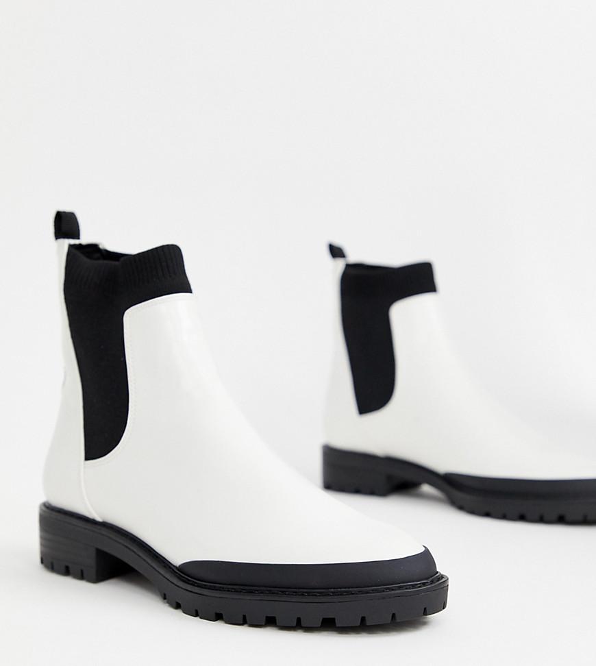 stradivarius elastic side chelsea boot