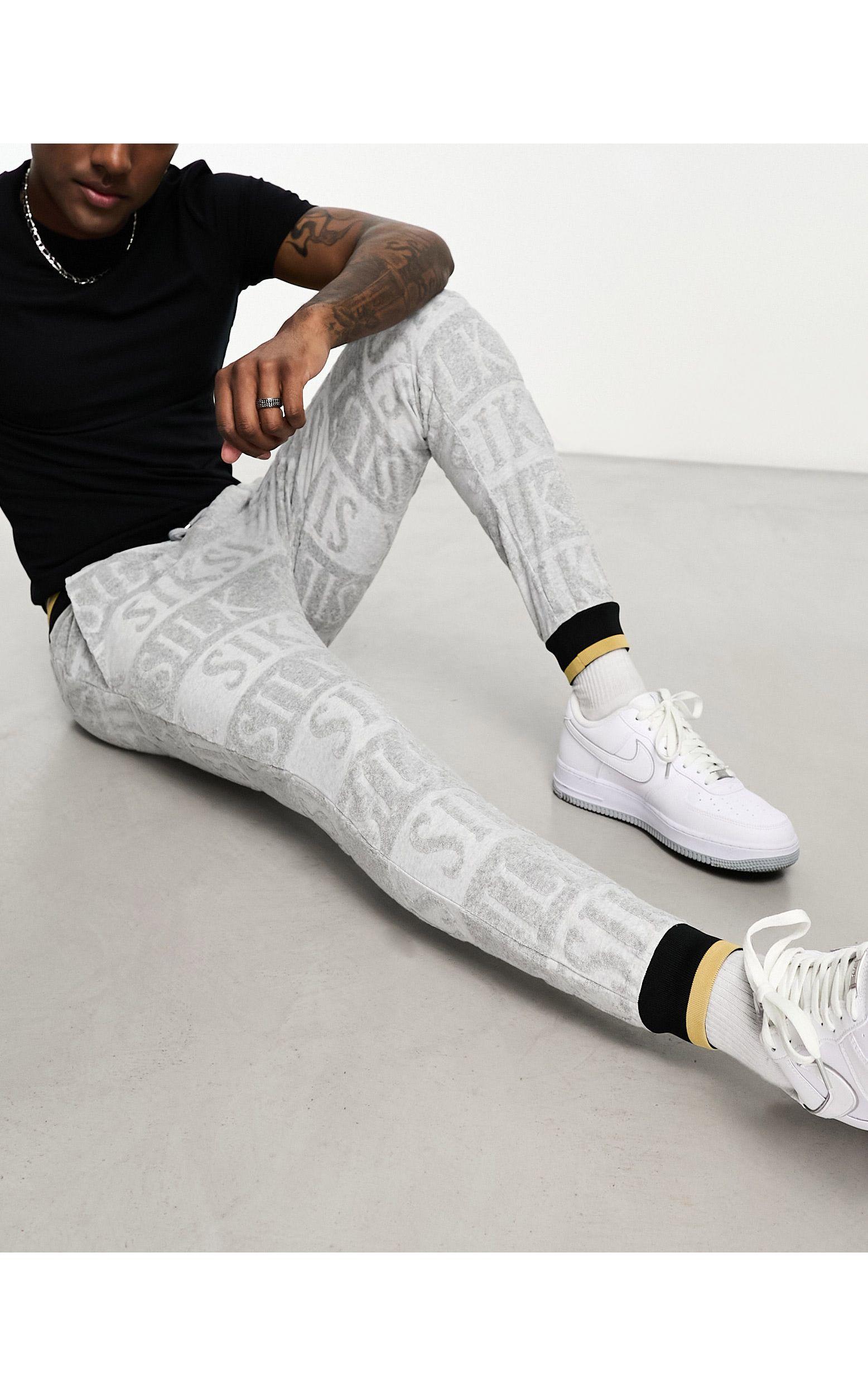 SIKSILK Inverse jogger in White for Men | Lyst