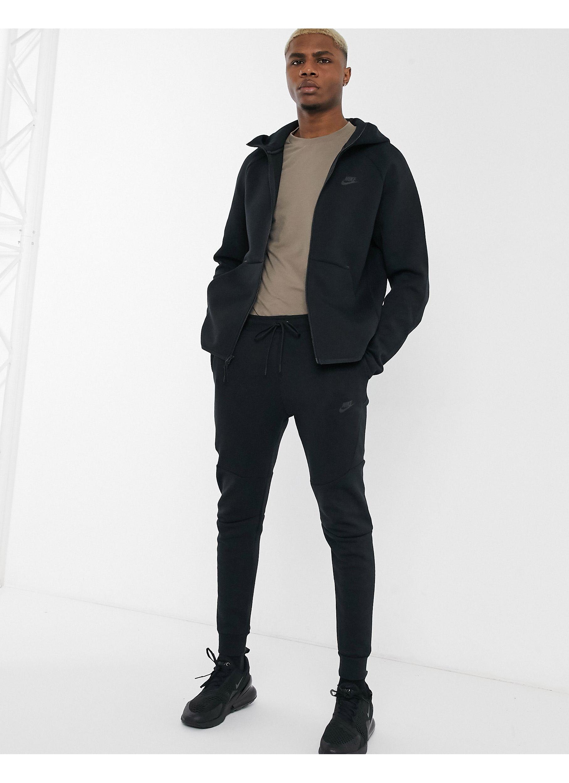 Nike Tech Fleece Slim Fit Sweatpants in Black for Men - Lyst