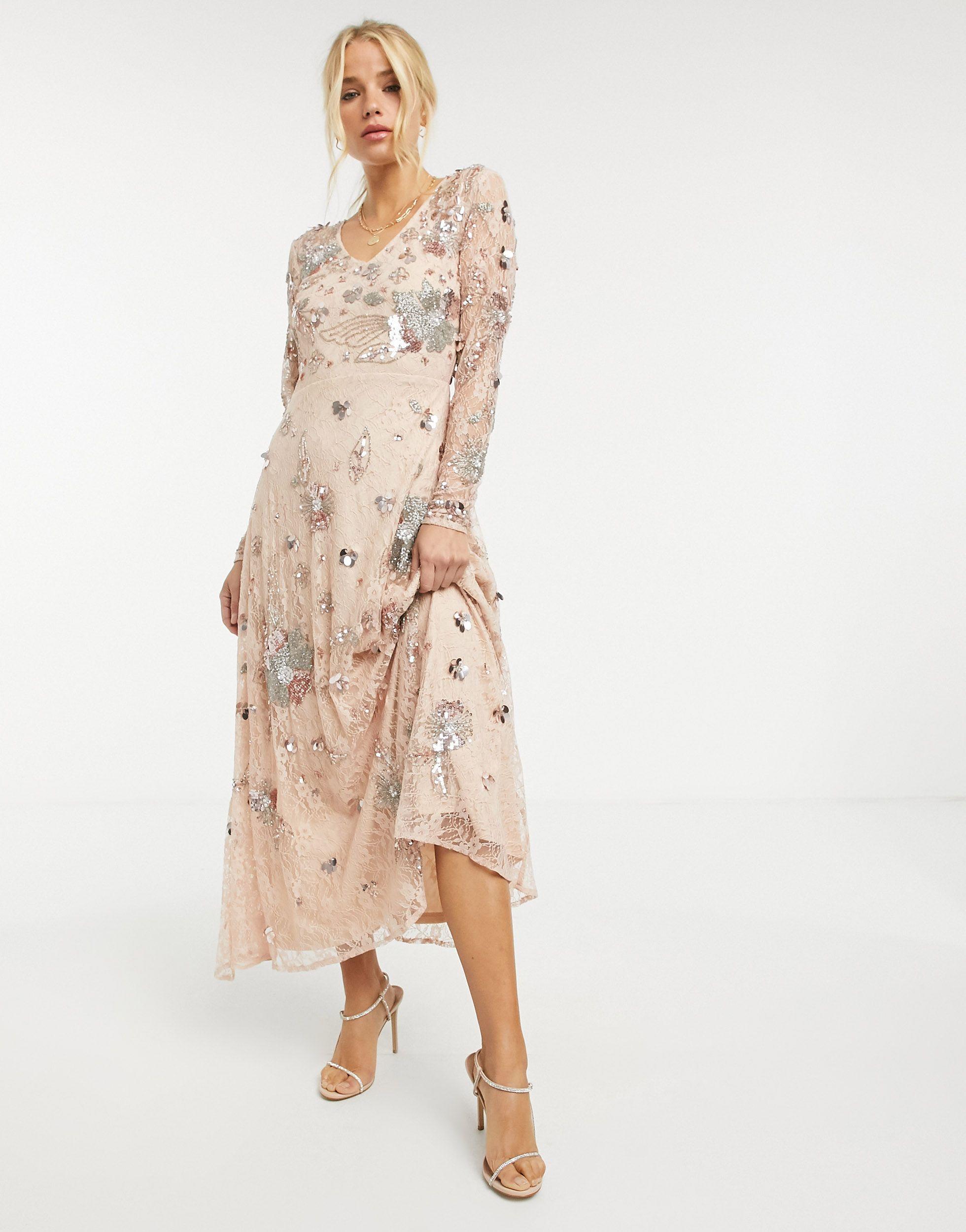 Frock and Frill All Over Fairytale Embellished Maxi Dress Lyst
